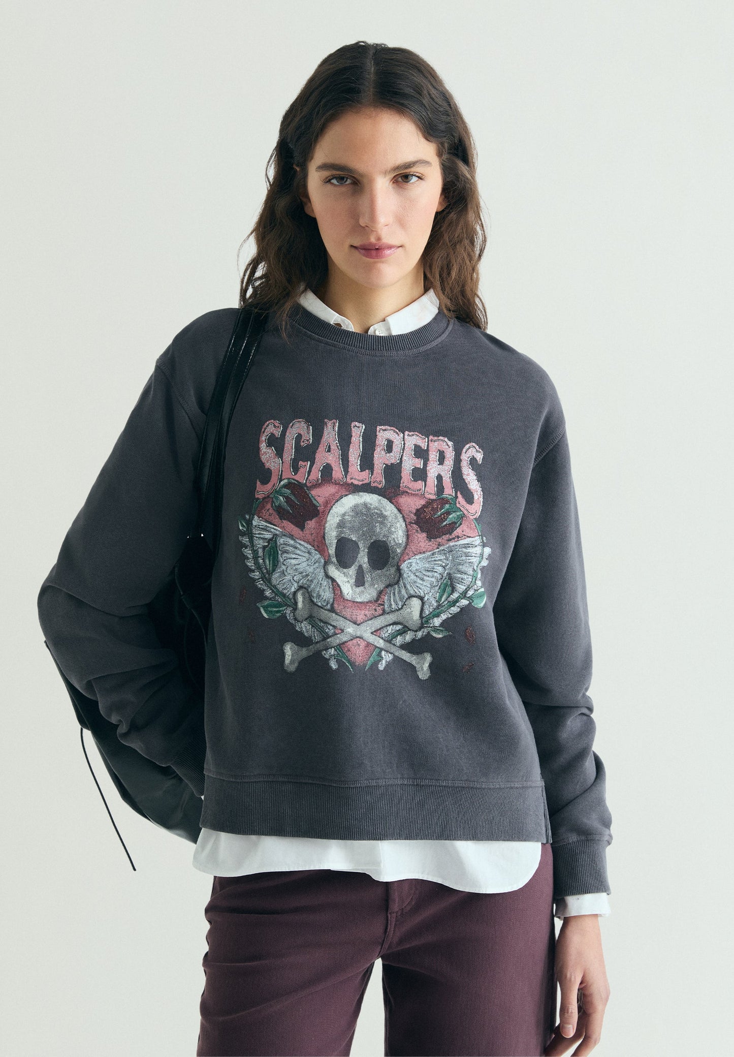 SUDADERA ESTAMPADA CALAVERA