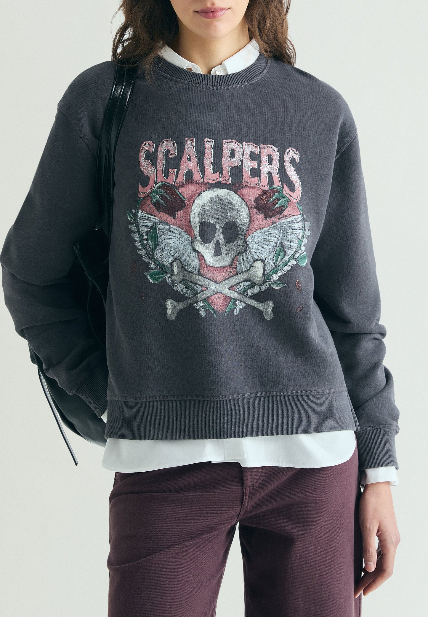 SUDADERA ESTAMPADA CALAVERA