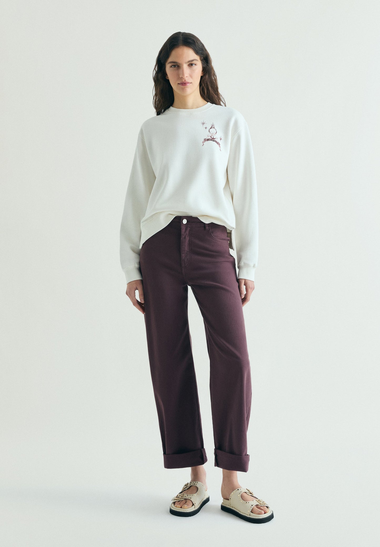 SUDADERA ESTAMPADA CALAVERA