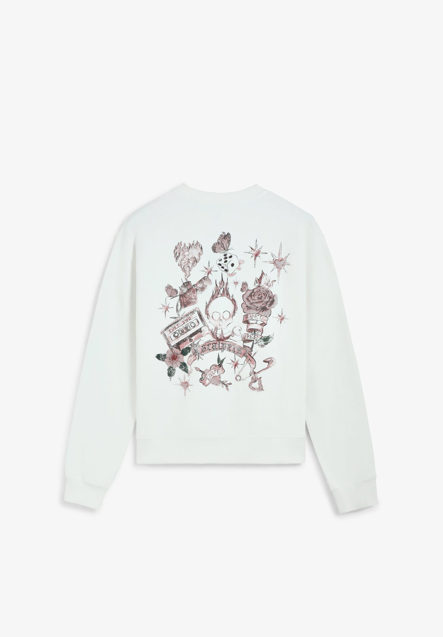 SUDADERA ESTAMPADA CALAVERA