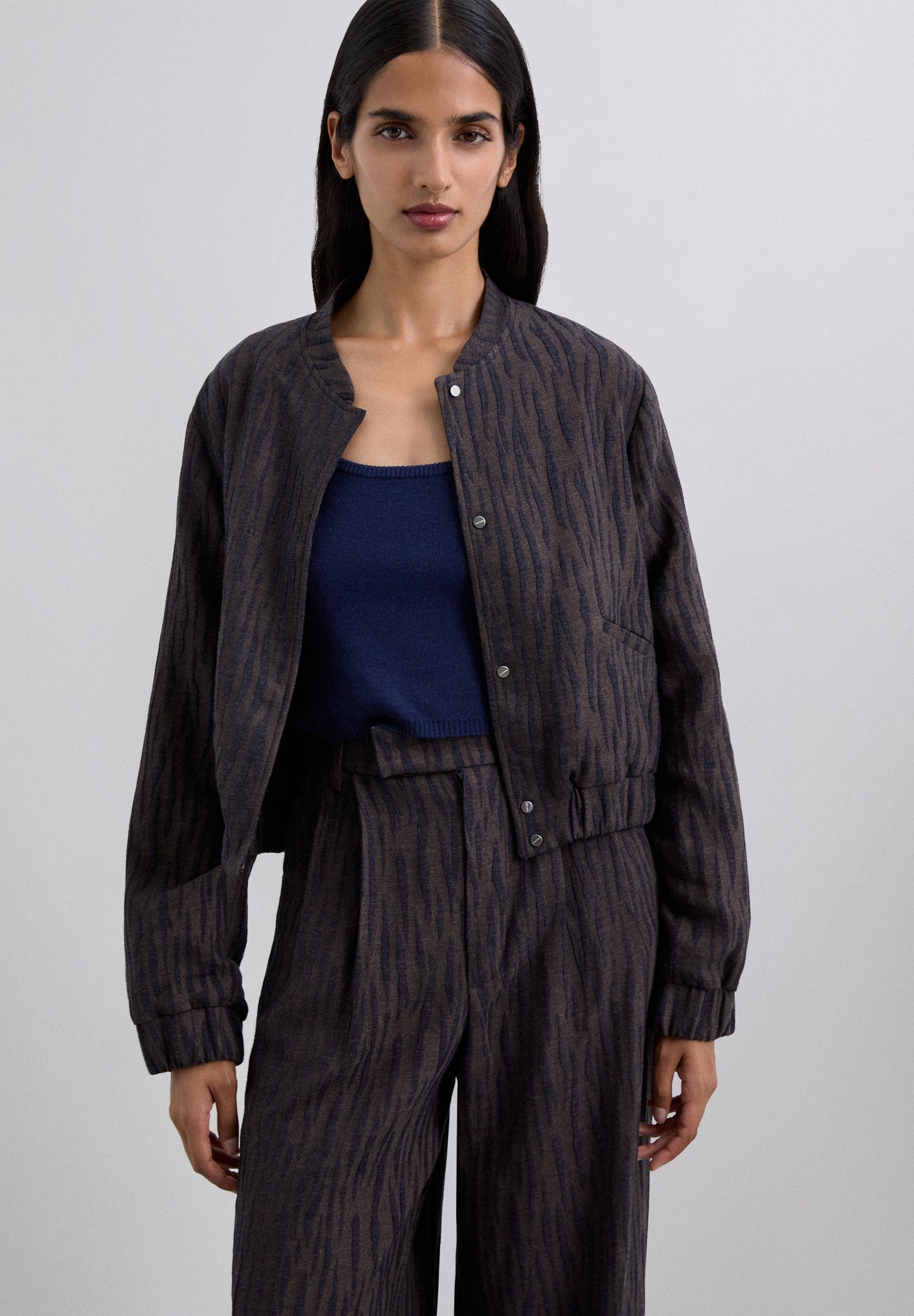 CHAQUETA BOMBER ANIMAL PRINT