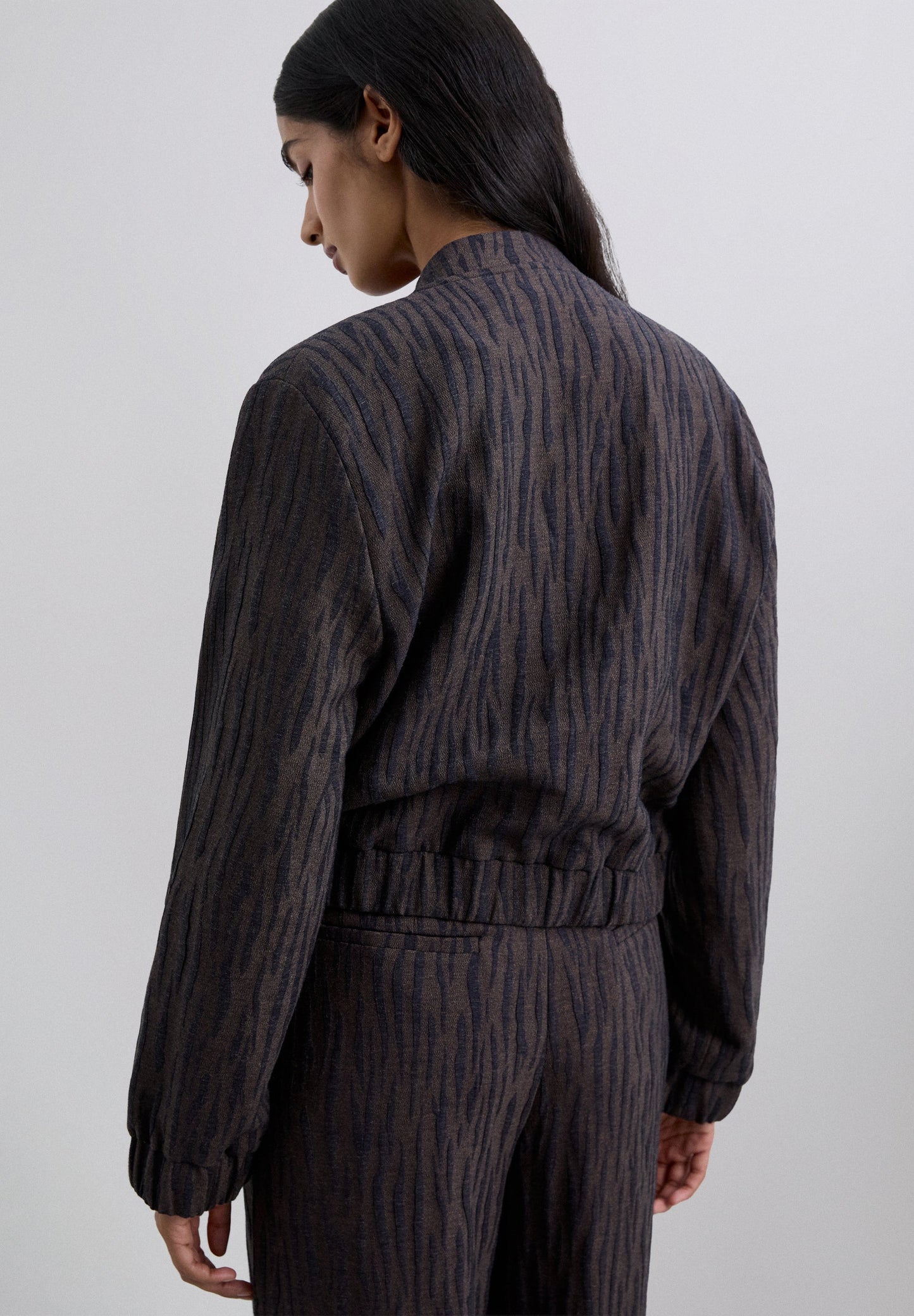 CHAQUETA BOMBER ANIMAL PRINT