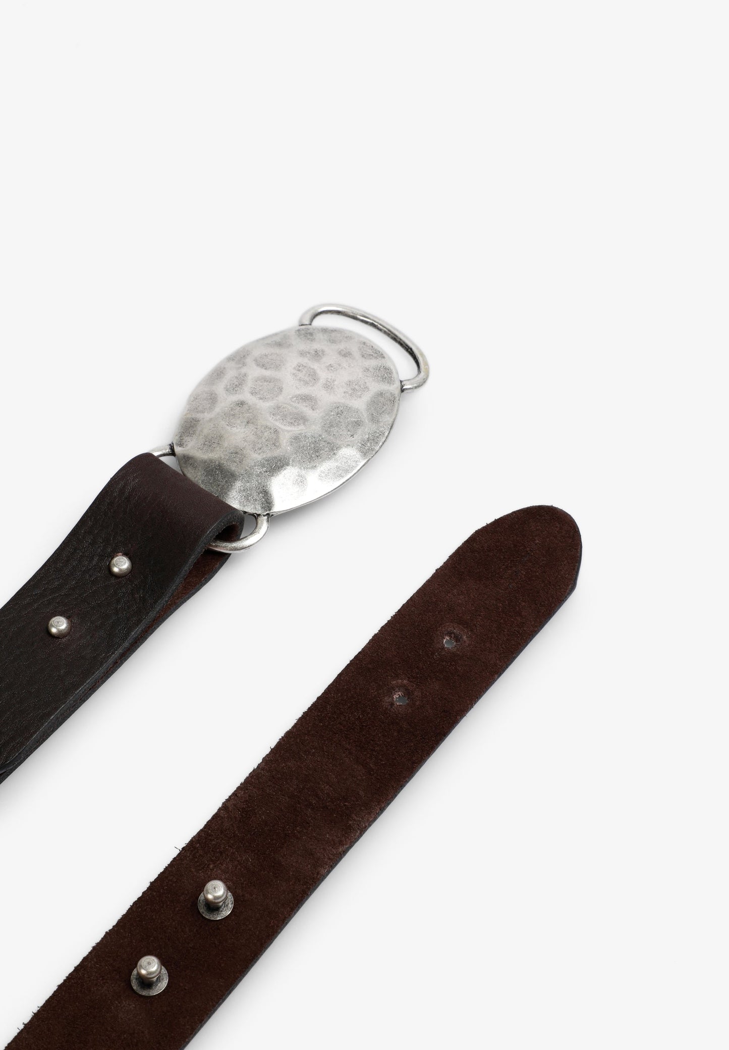 CINTURÓN PIEL HEBILLA IRREGULAR