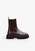 BOTAS CHELSEA PIEL BURDEOS