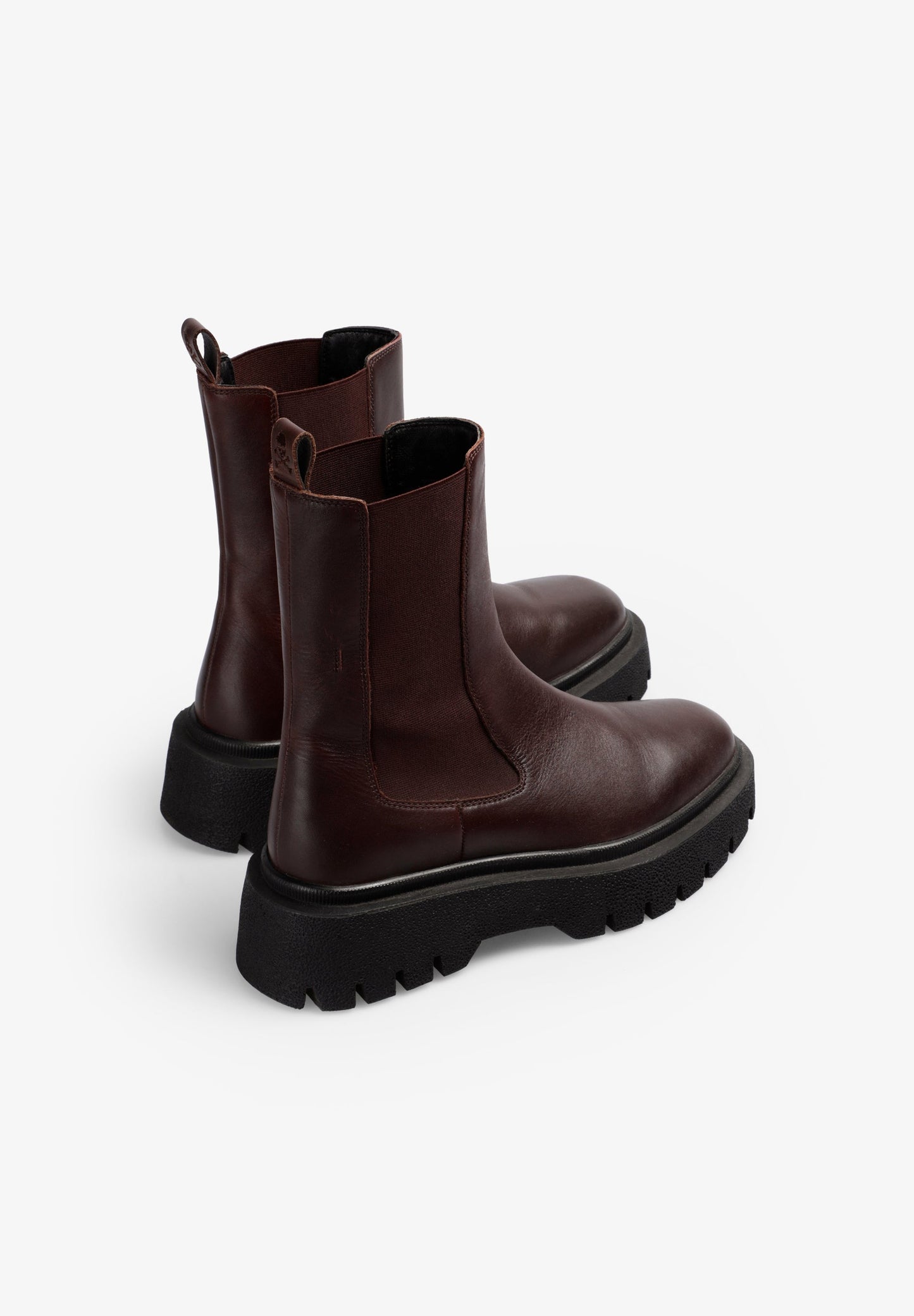 BOTAS CHELSEA PIEL BURDEOS