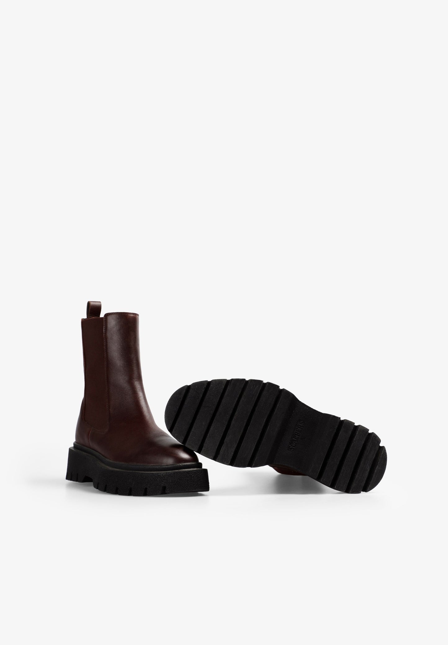 BOTAS CHELSEA PIEL BURDEOS
