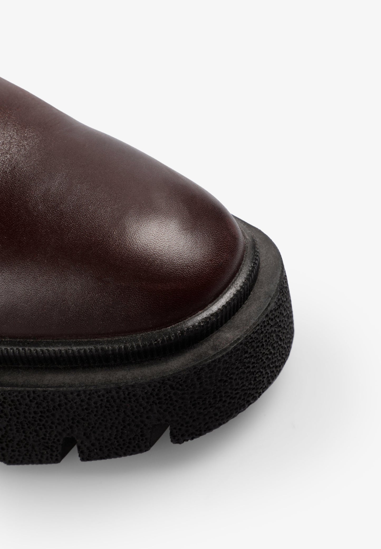 BOTAS CHELSEA PIEL BURDEOS