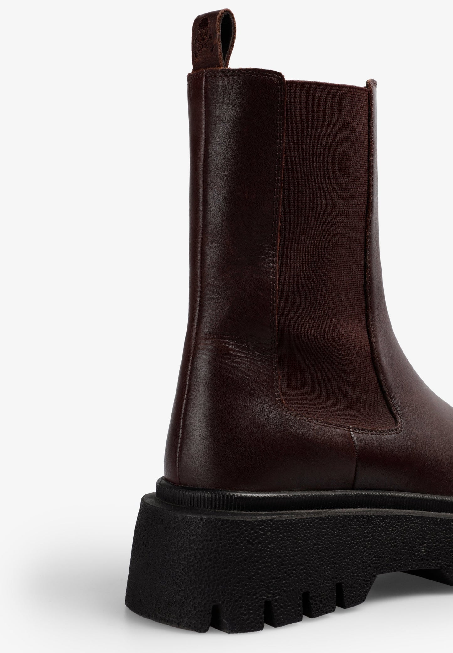 BOTAS CHELSEA PIEL BURDEOS