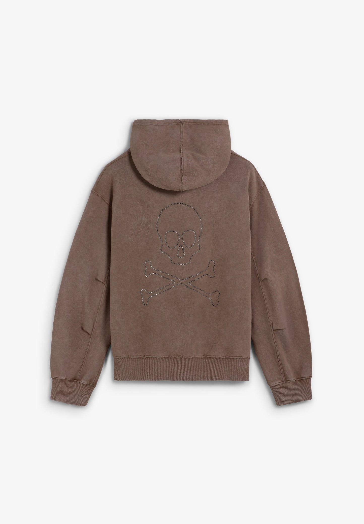 SUDADERA LAVADA CALAVERA TACHUELAS