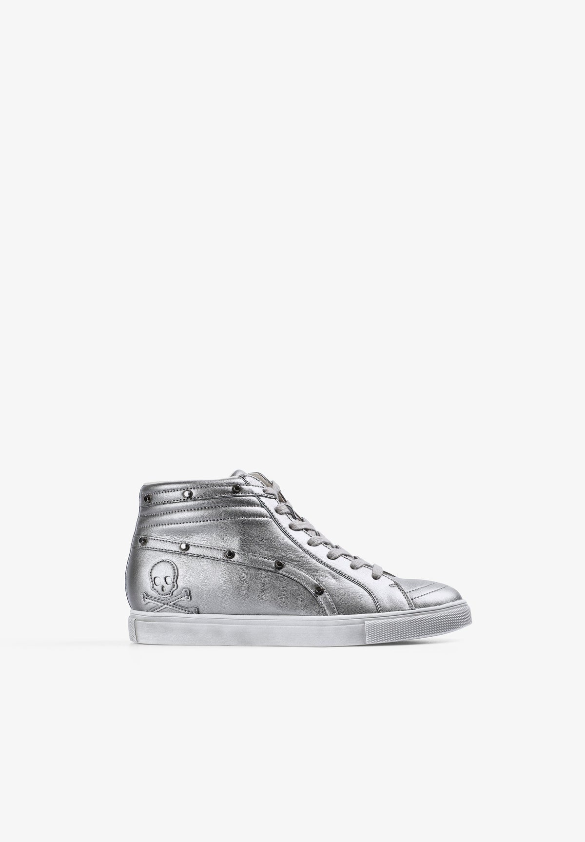 SNEAKERS ALTAS PIEL CALAVERA - Scalpers