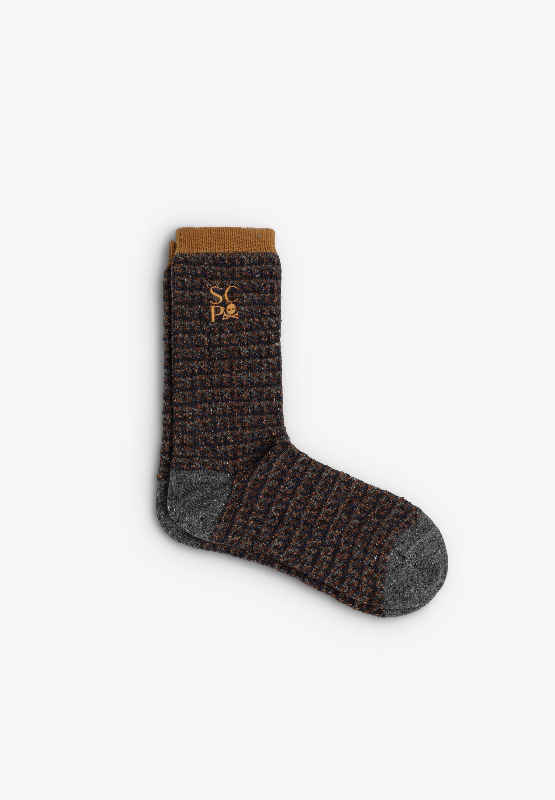 SCMELANGECHECKS SOCKS