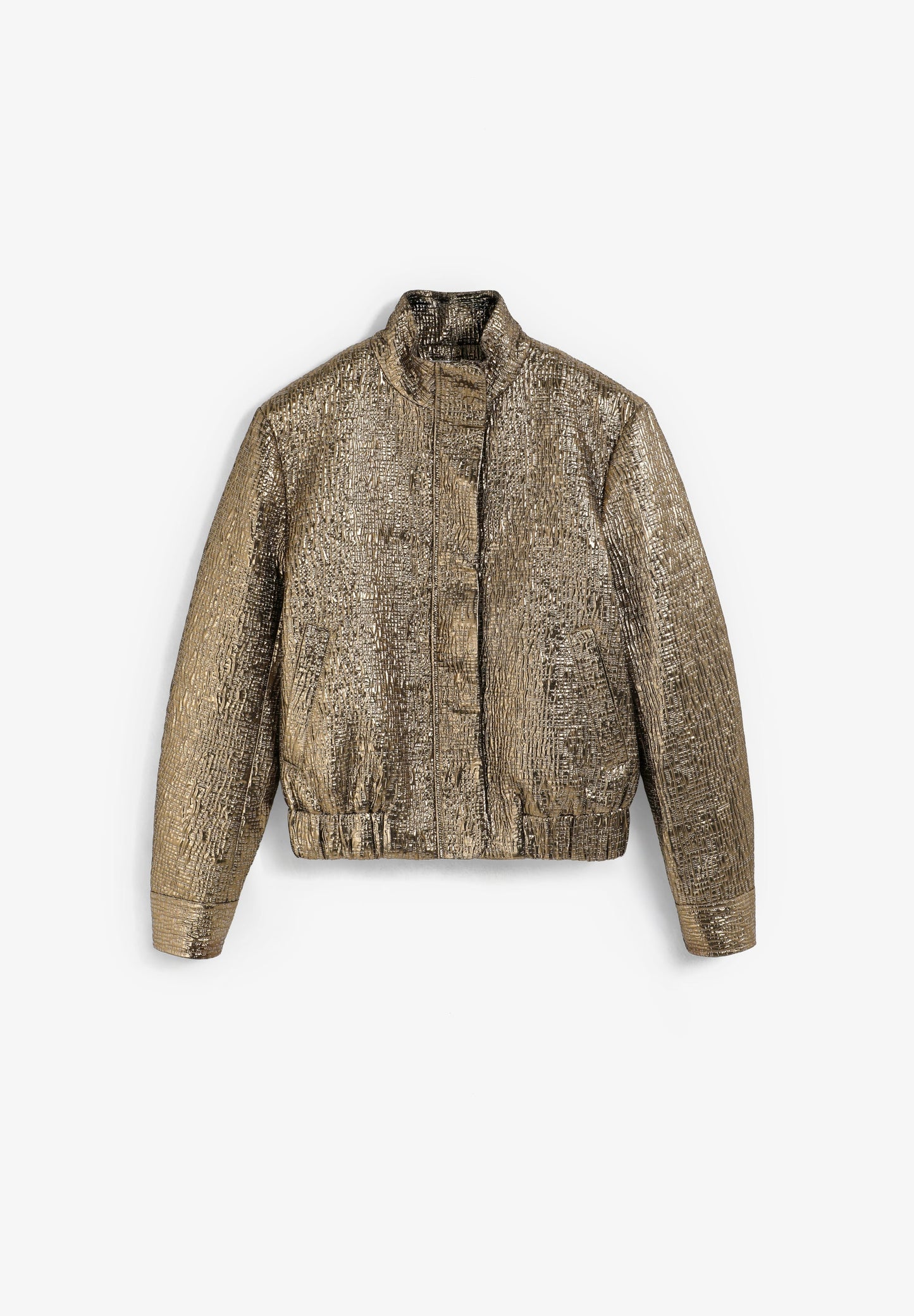 CHAQUETA BOMBER JACQUARD