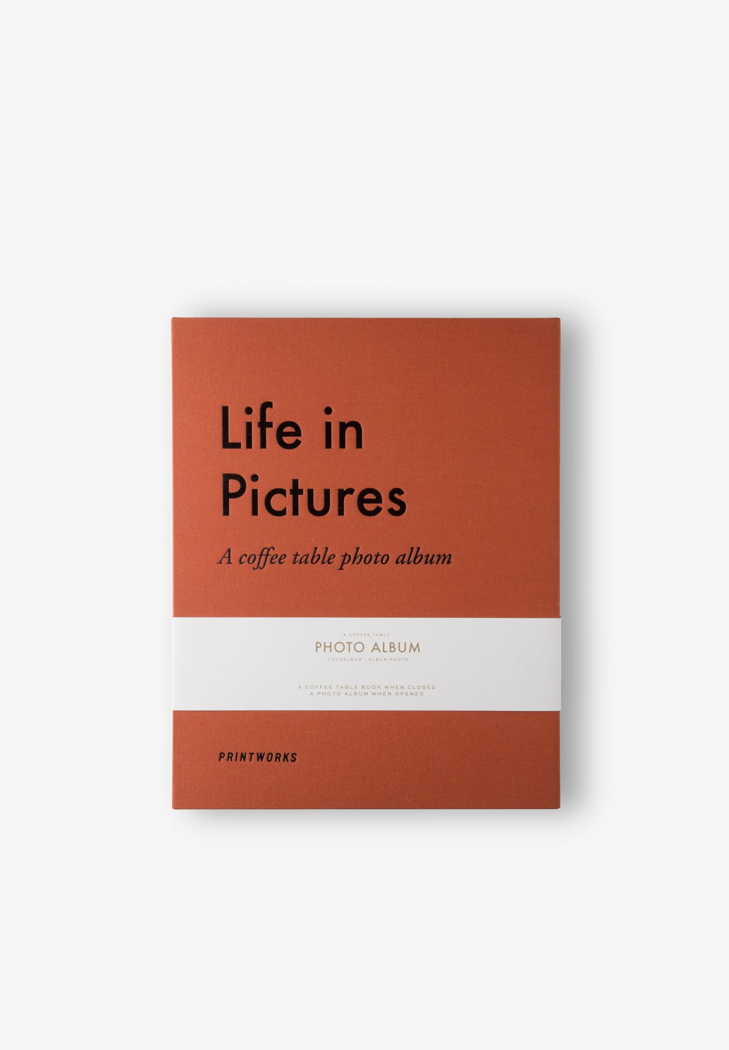 PRINTWORKS | PHOTO ALBUM - LIFE IN PICTURES ORANGE