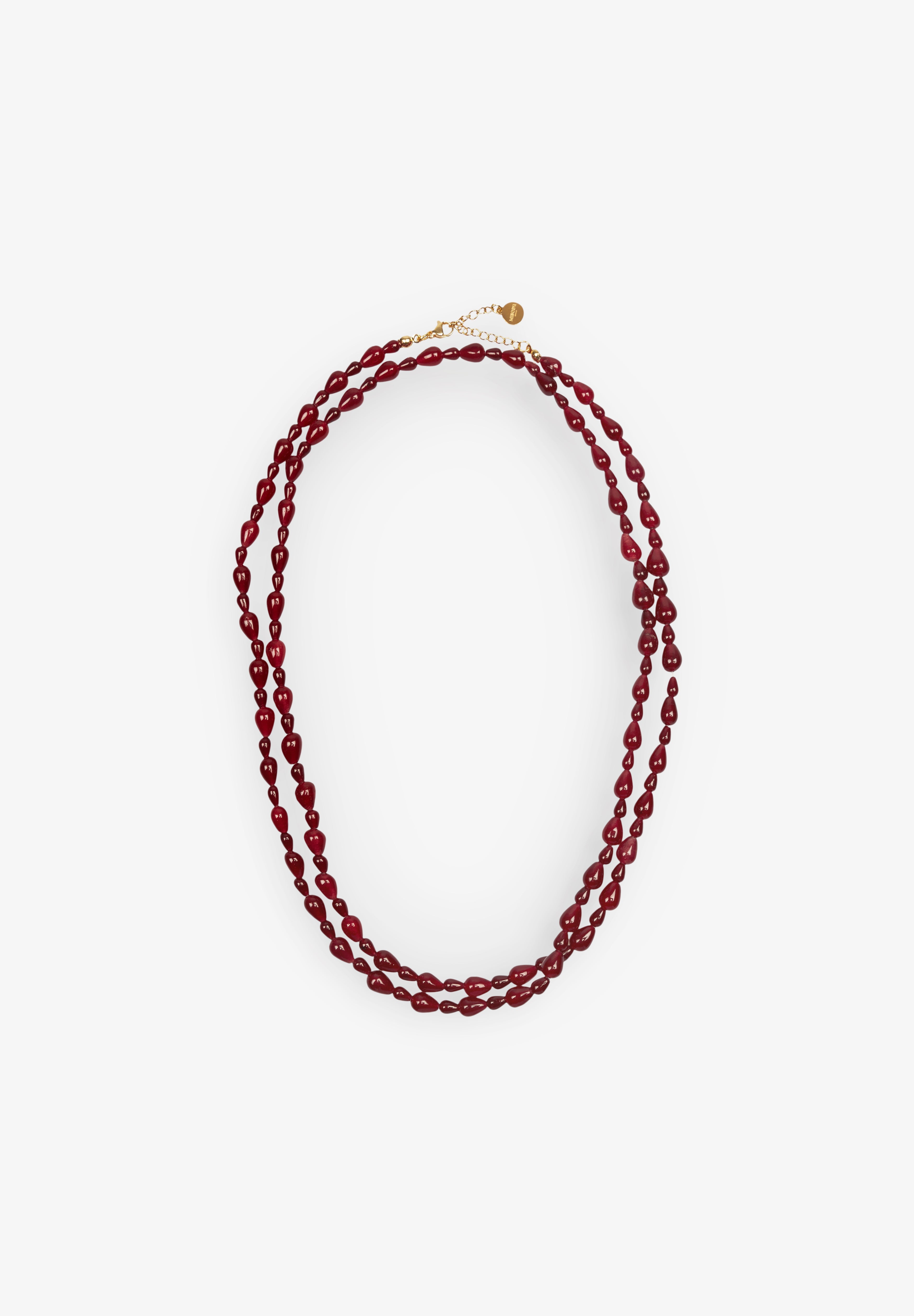 MINERVA BRAND | COLLAR OLIVIA BURGUNDY