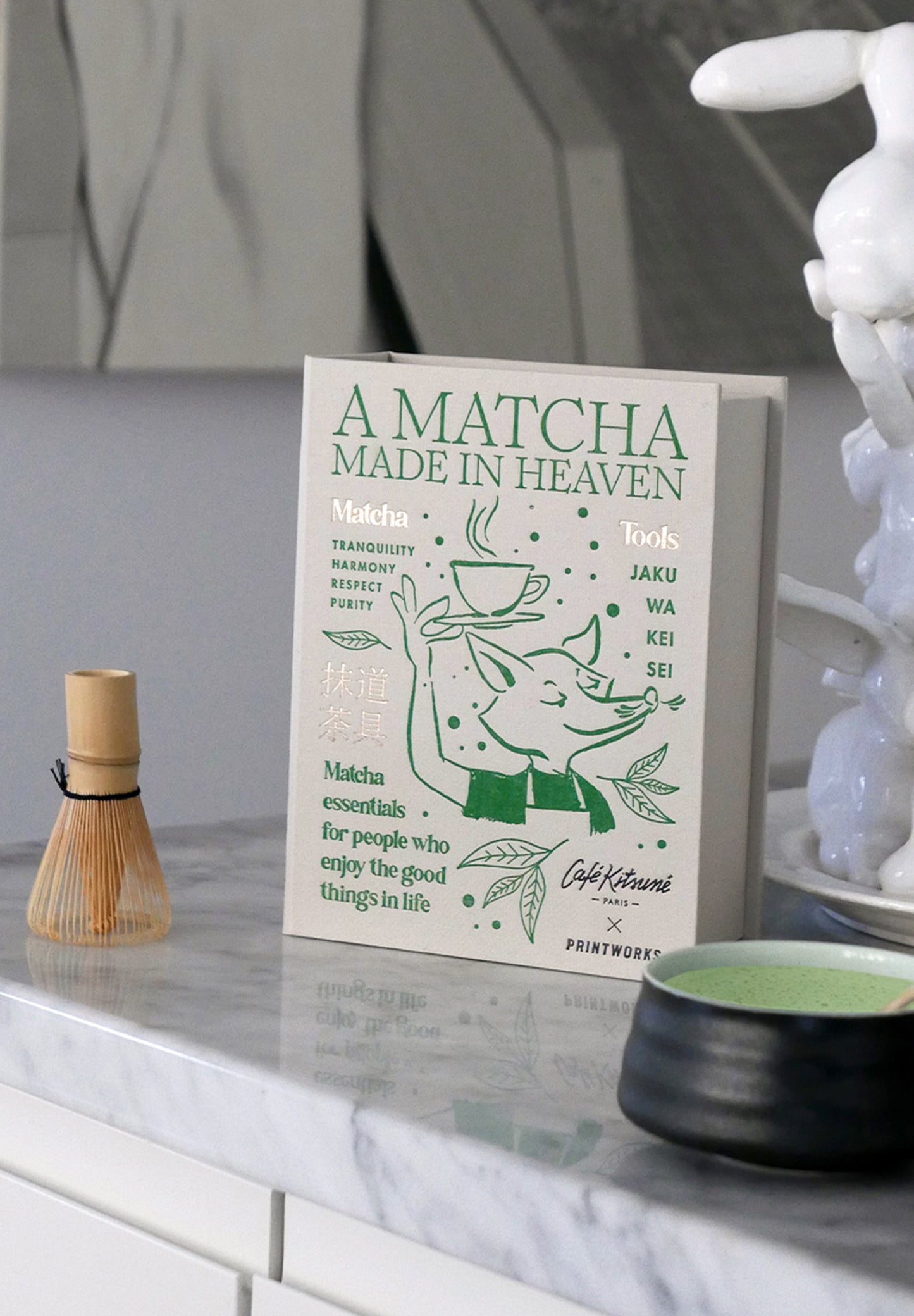 PRINTWORKS | KIT DE MATCHA - CAFE KITSUNÉ