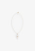 ALHAJA CULT STORE | COLLAR PEARLY CROSS CHARM