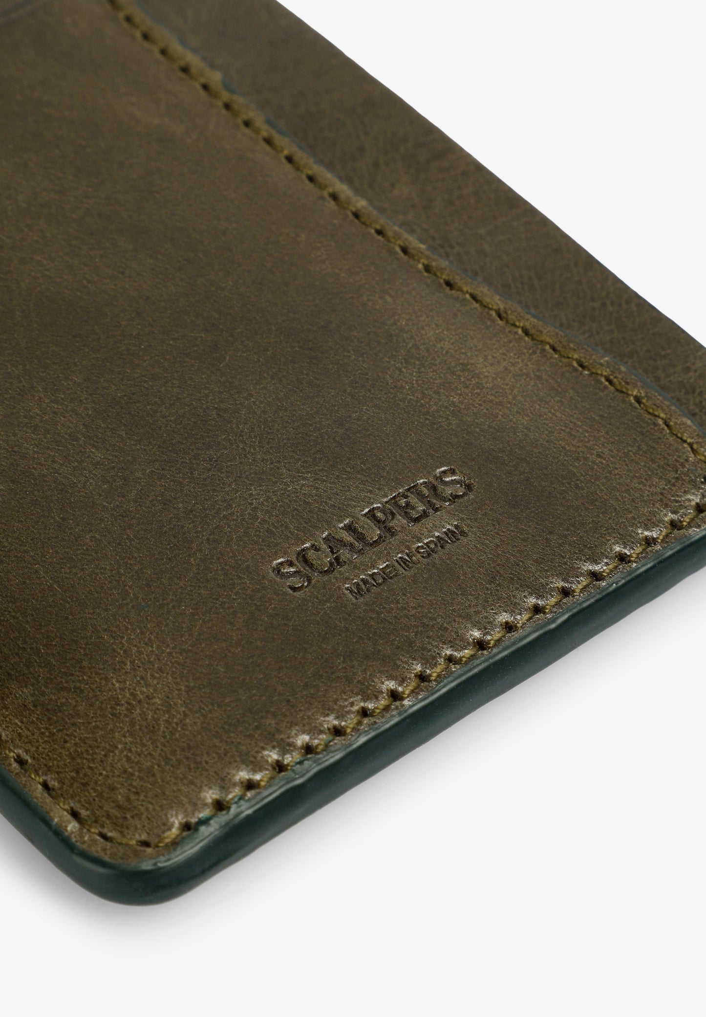 TARJETERO PIEL LOGO CALAVERA