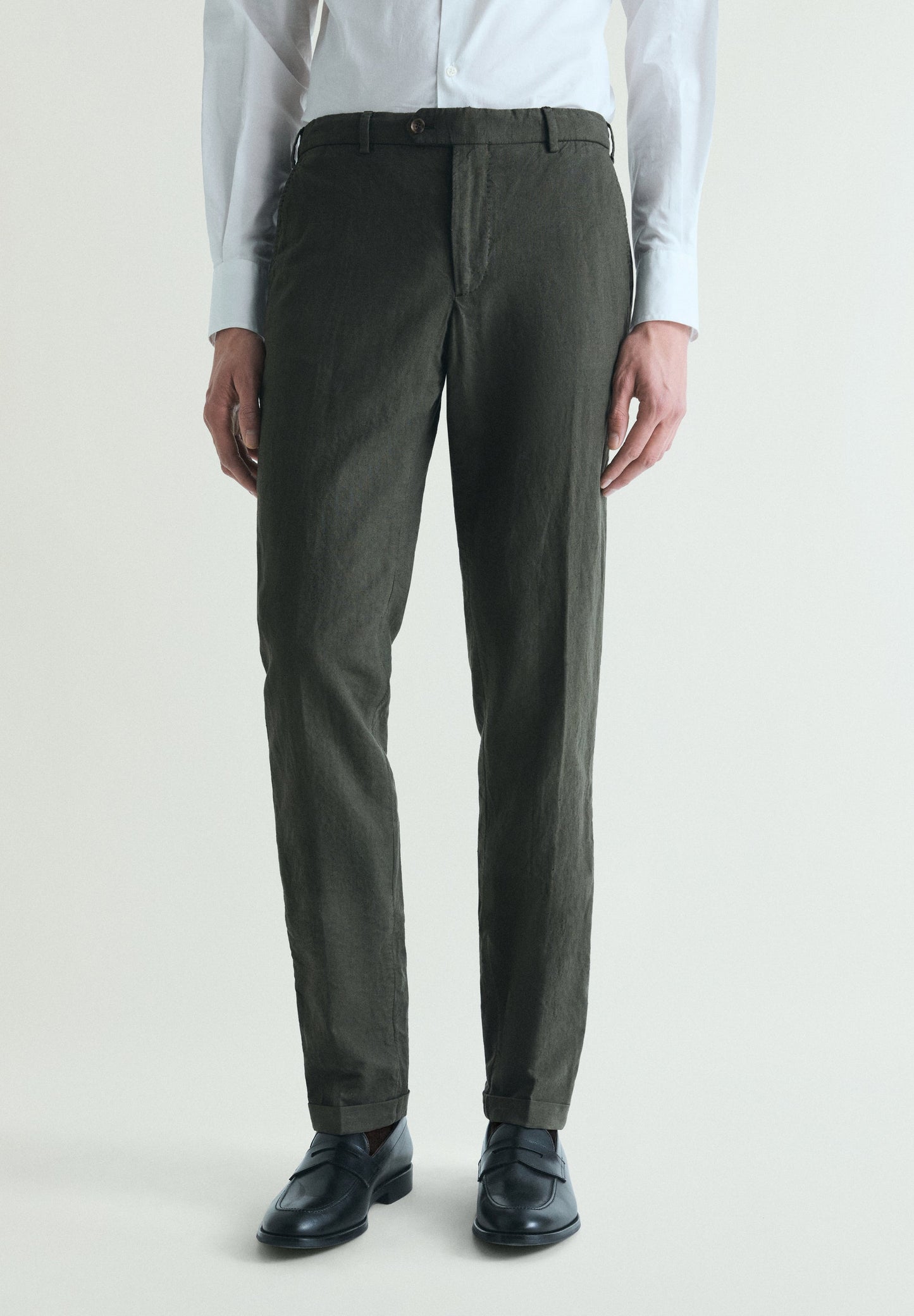 PANTALÓN TRAJE LINO