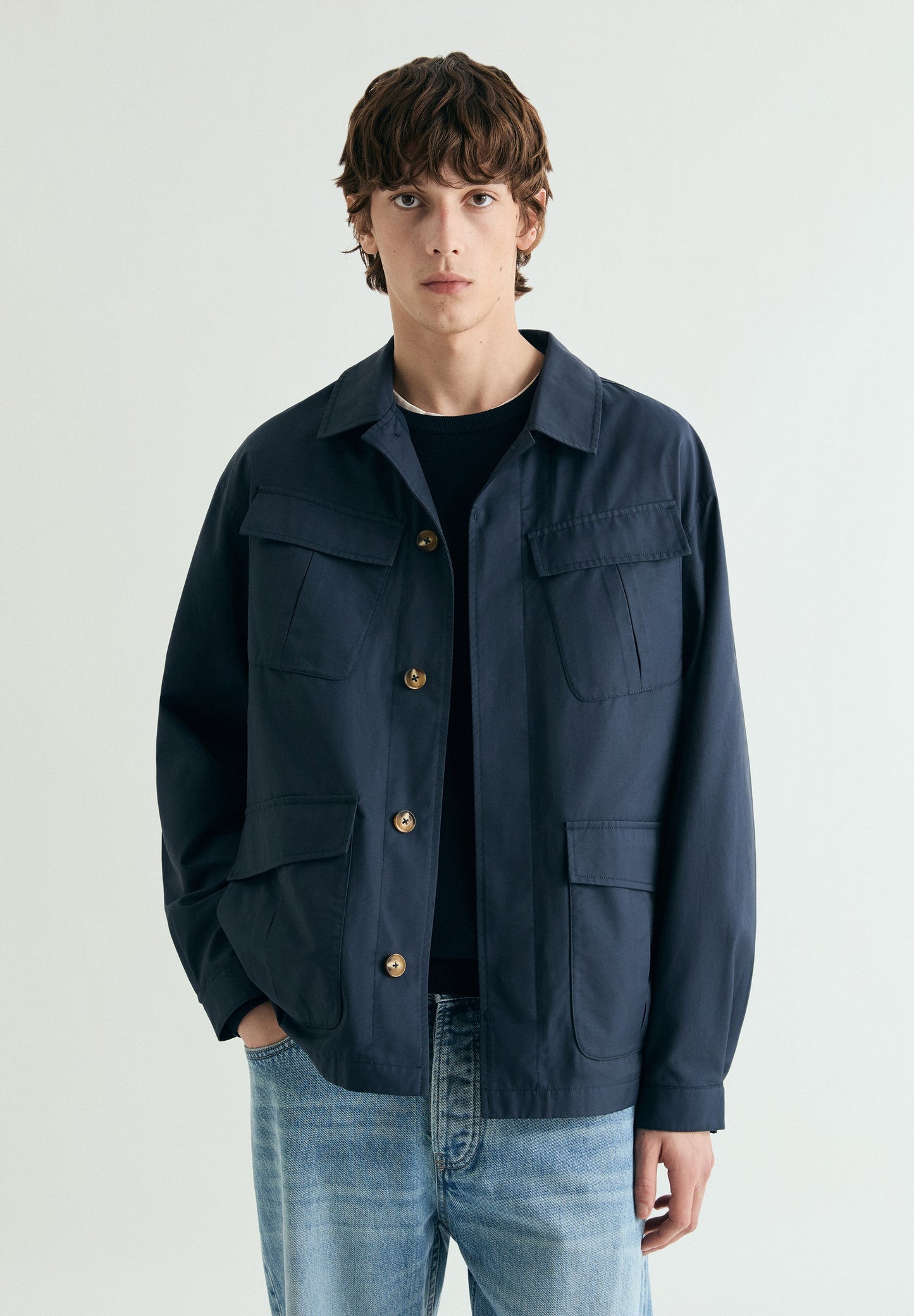 CHAQUETA ARMY MARINO