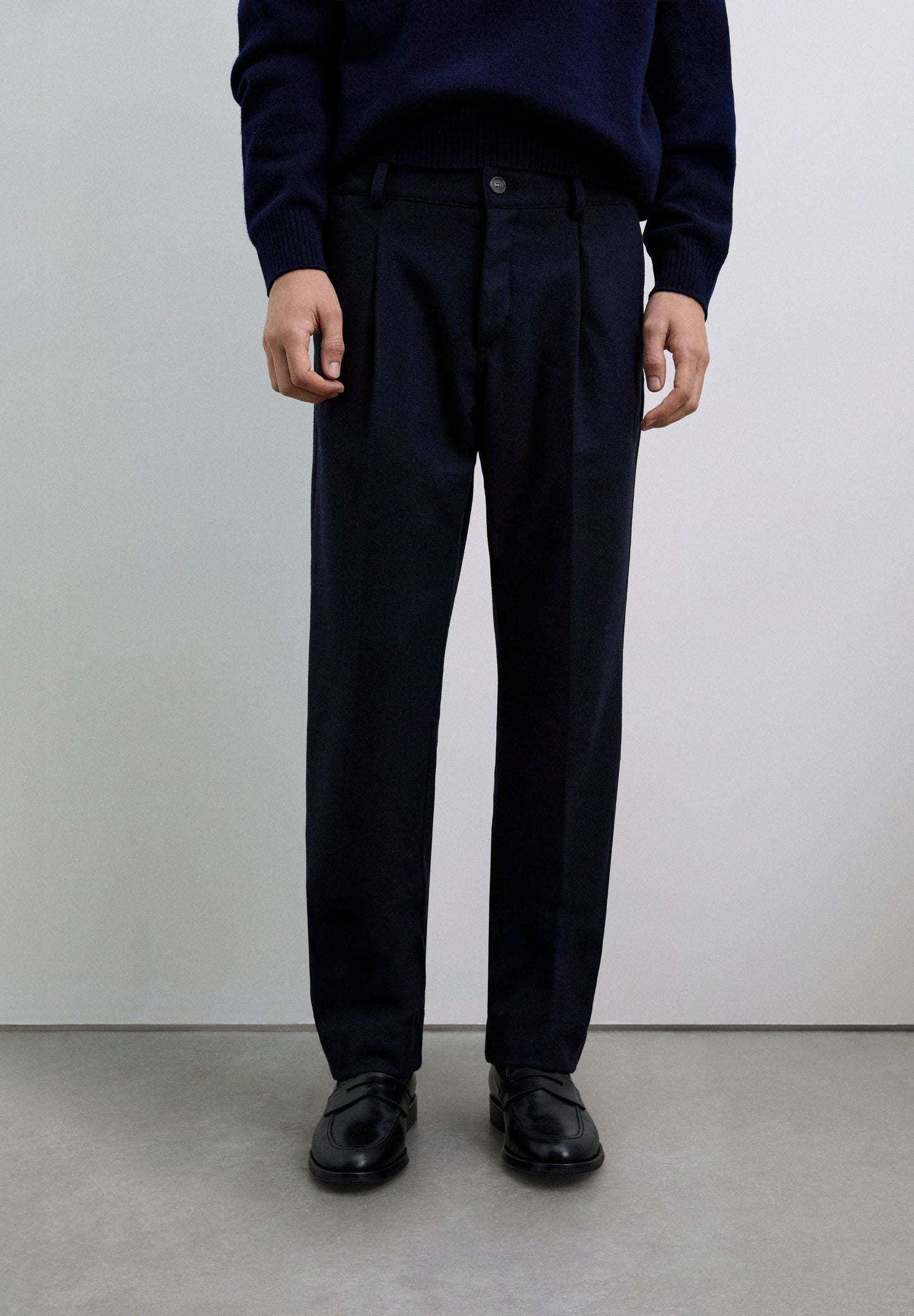 PANTALÓN PINZA MEZCLA LANA