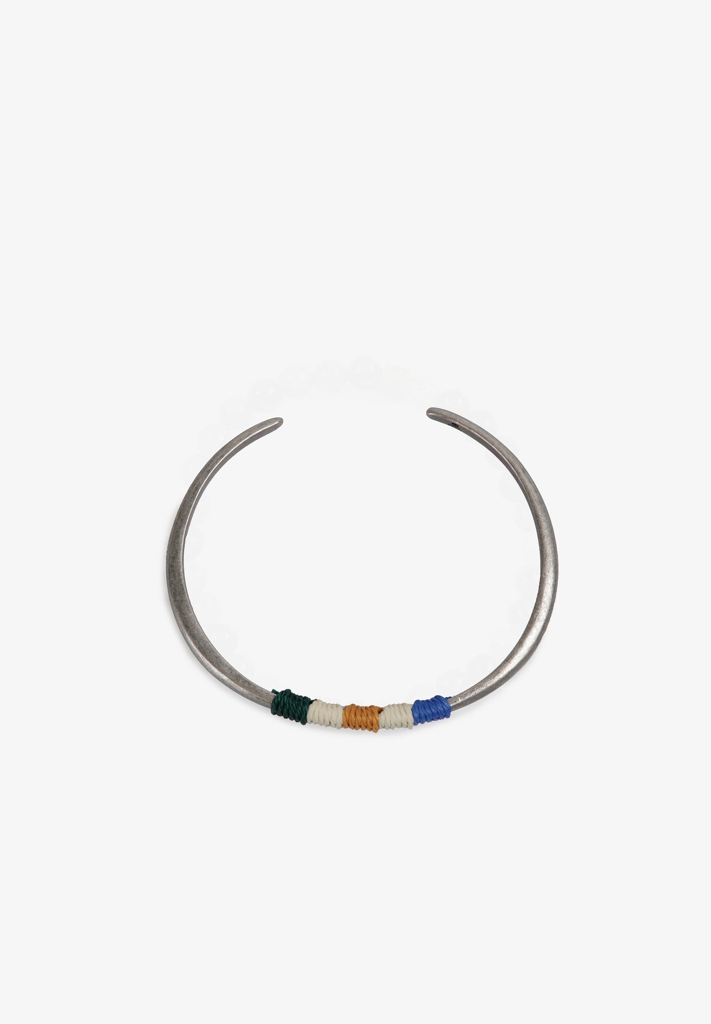 BRAZALETE METÁLICO DETALLE CORDÓN