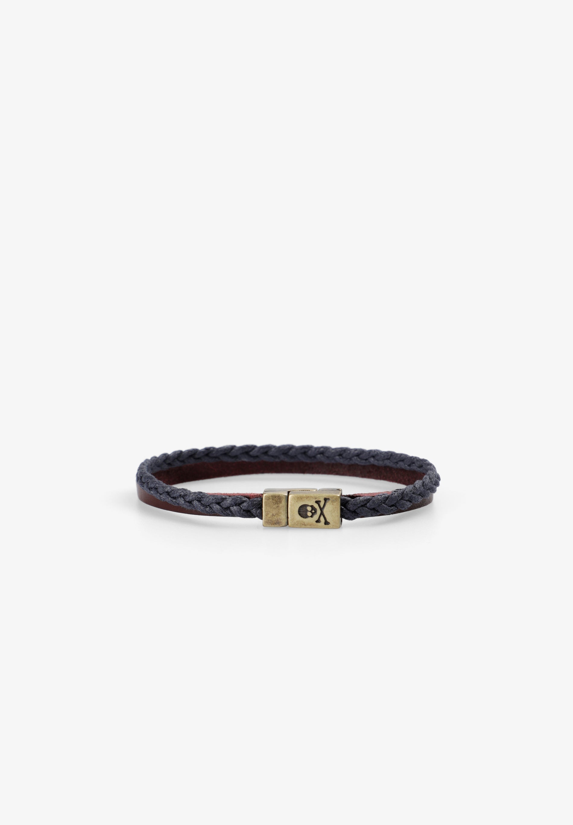 PULSERA PIEL Y CORDÓN ENCERADO - Scalpers