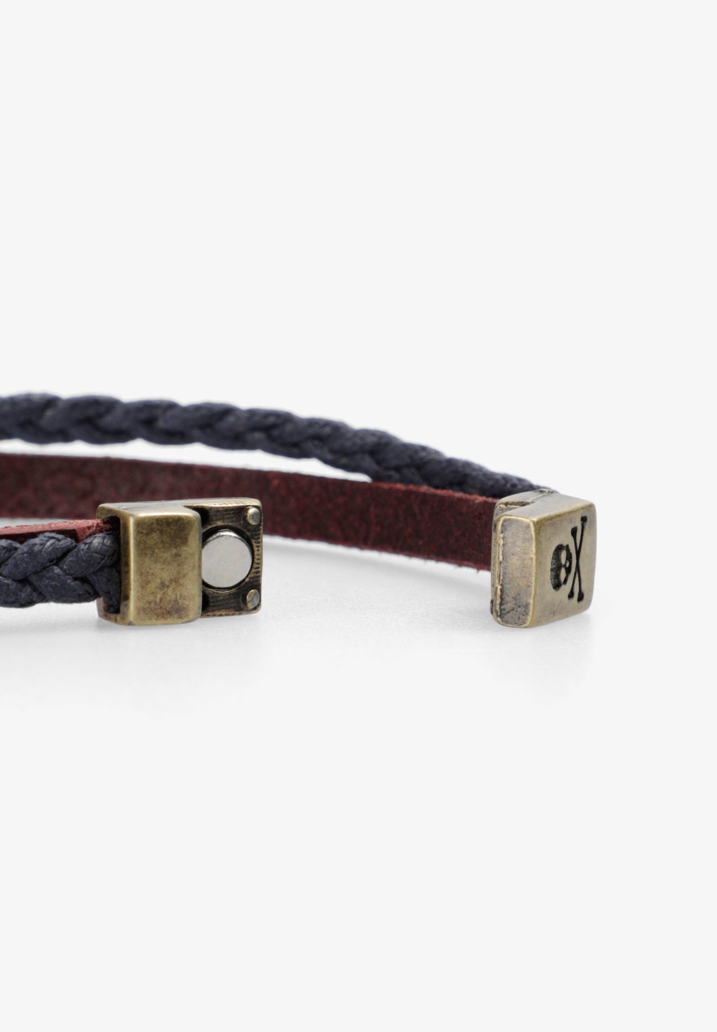 PULSERA PIEL Y CORDÓN ENCERADO - Scalpers