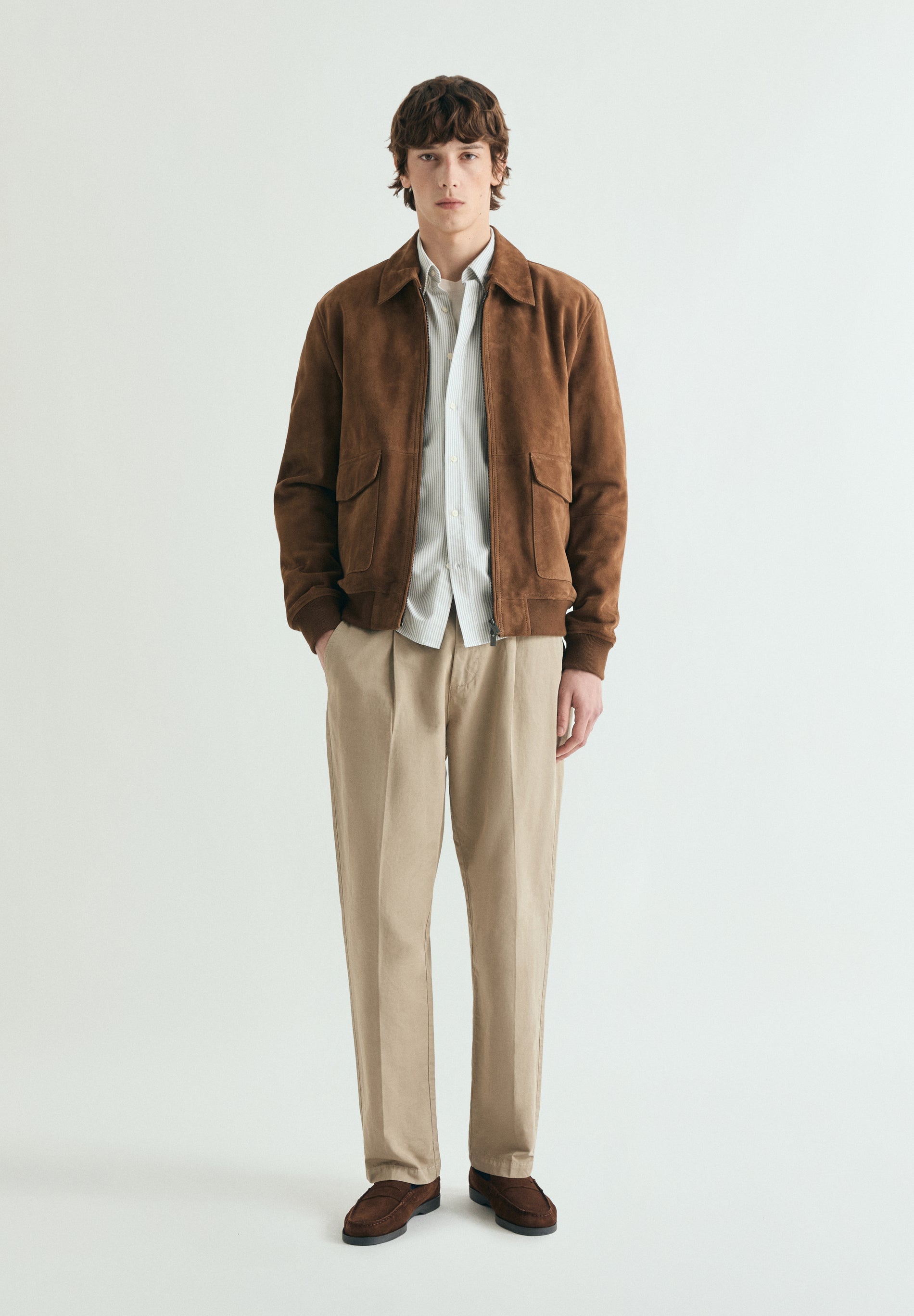 CAMISA OXFORD ESTAMPADA RAYAS