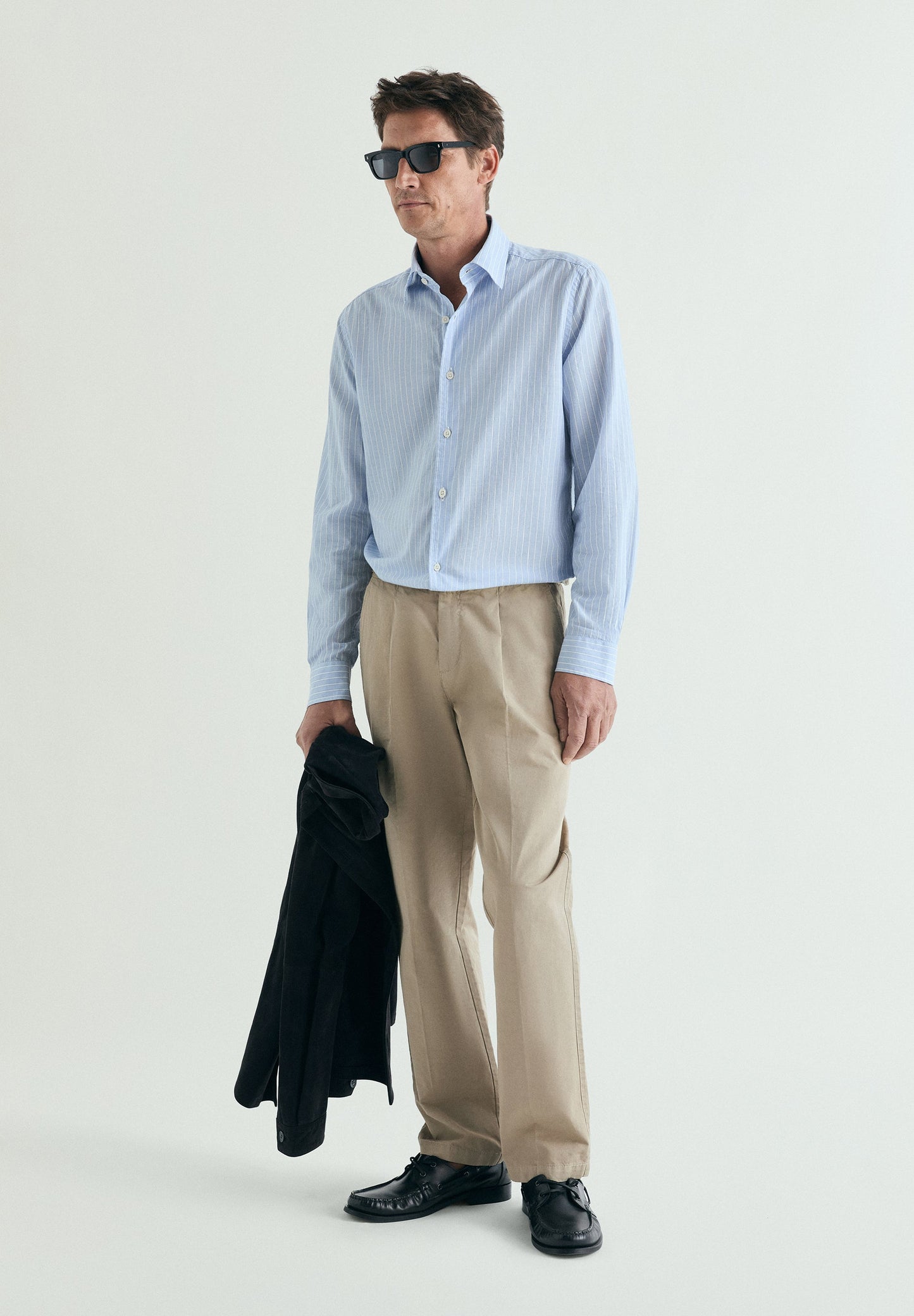 CAMISA RAYAS ALGODÓN REGULAR FIT