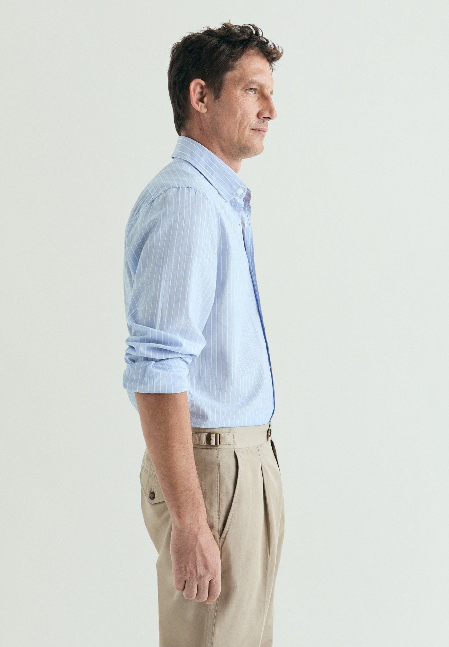 CAMISA RAYAS ALGODÓN REGULAR FIT