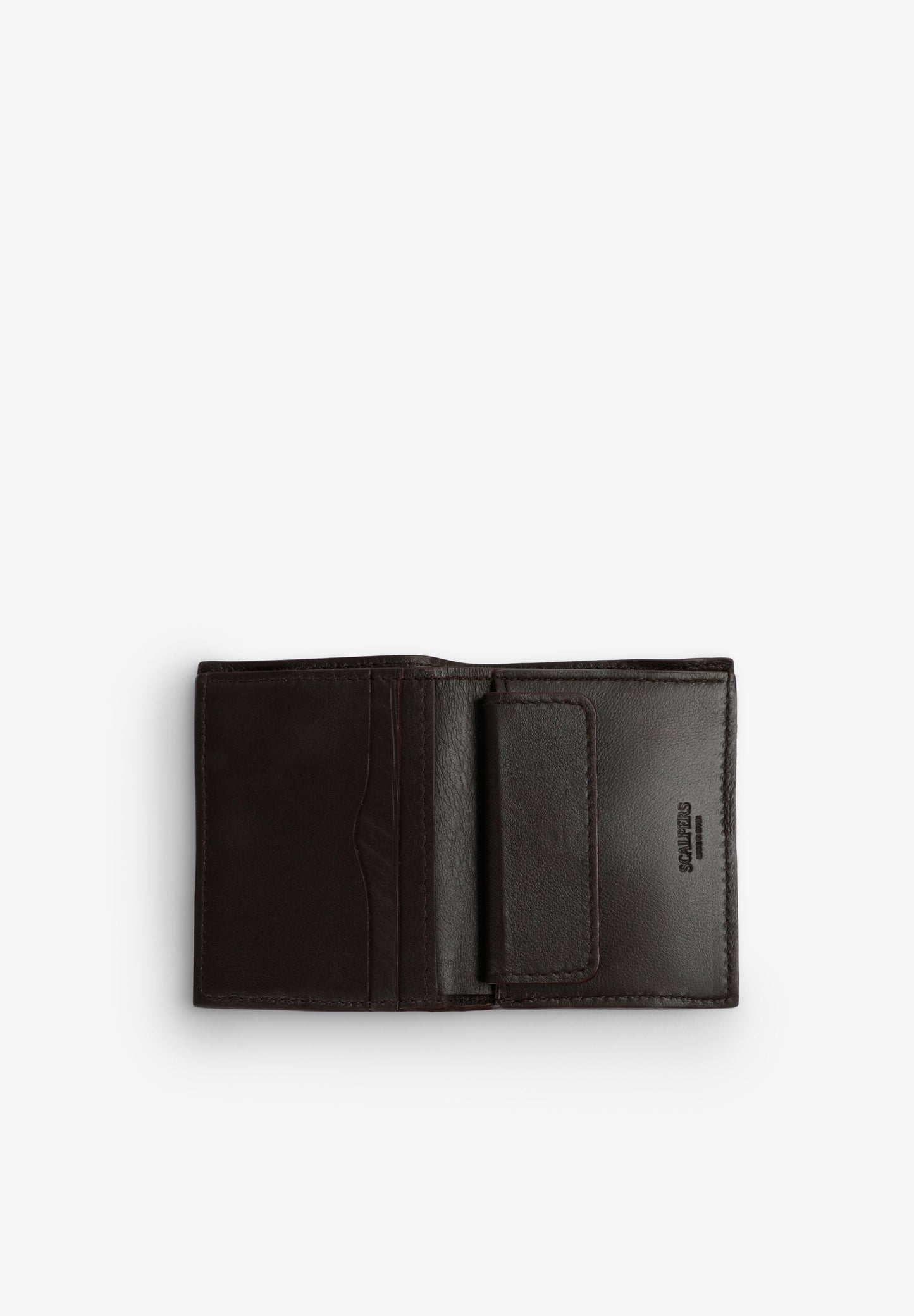 CARTERA 100% PIEL CON ELÁSTICO