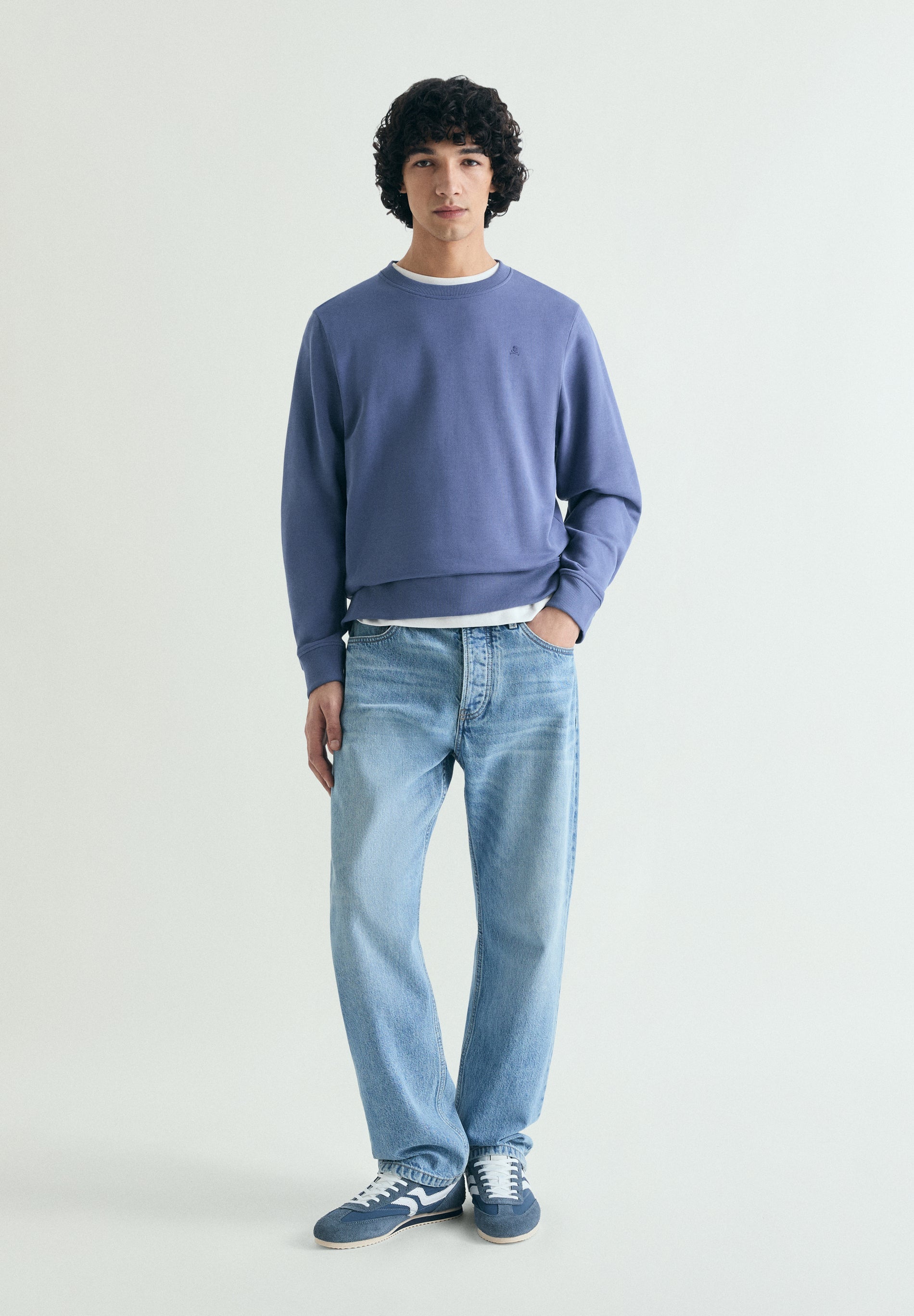 SUDADERA BORDADA WASHED