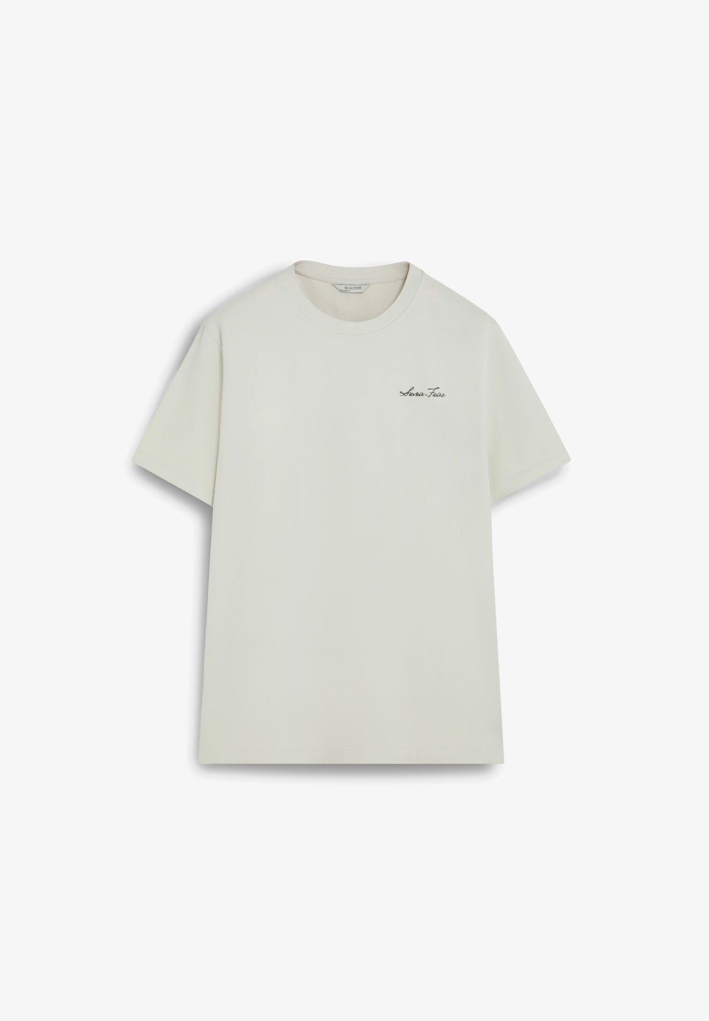 CAMISETA BORDADO CONTRASTE RELAXED