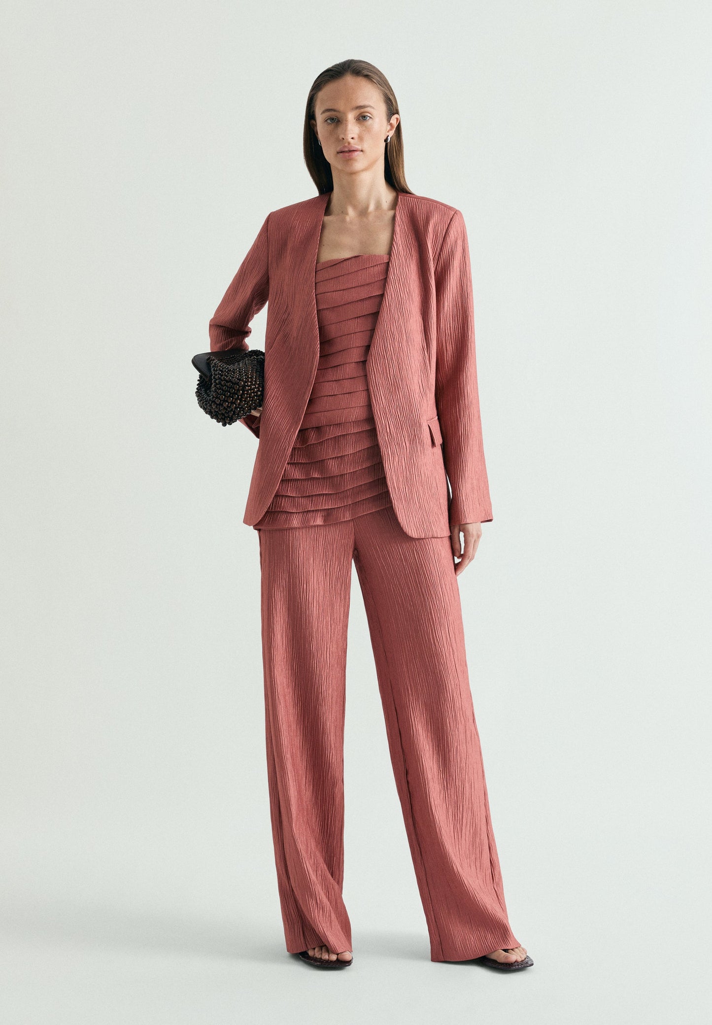 BLAZER RECTA TEXTURA