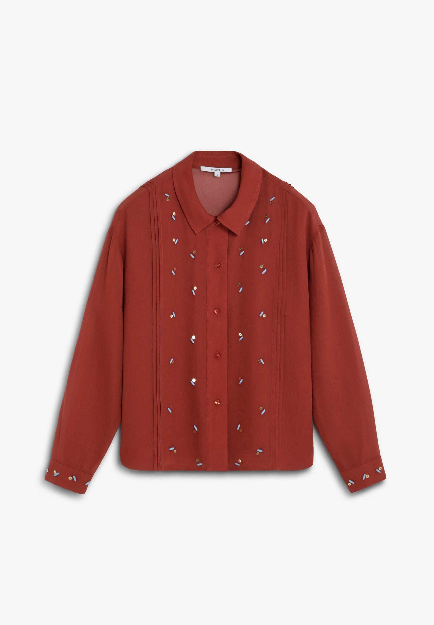 BLUSA VISCOSA DETALLE APLIQUES