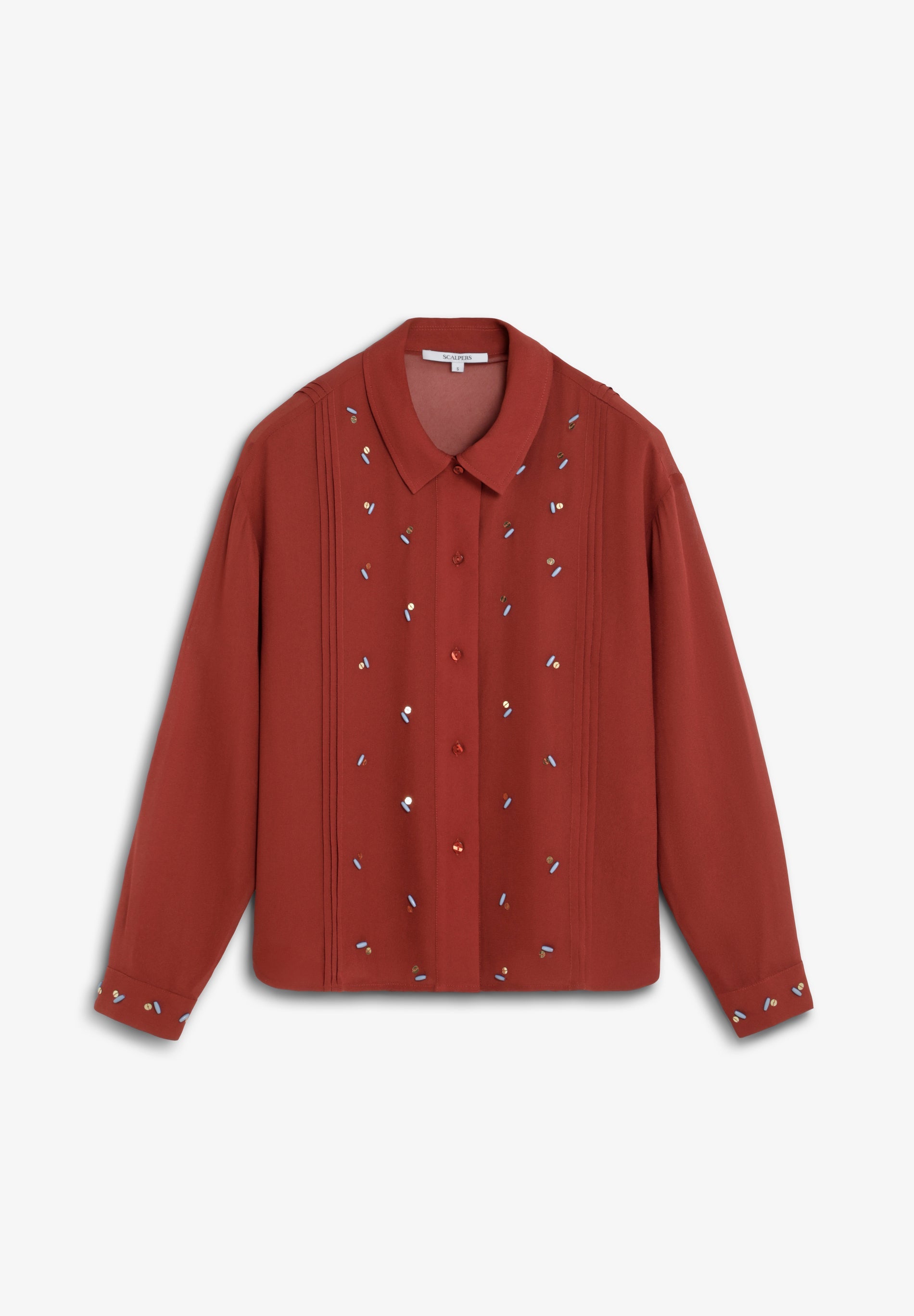 BLUSA VISCOSA DETALLE APLIQUES