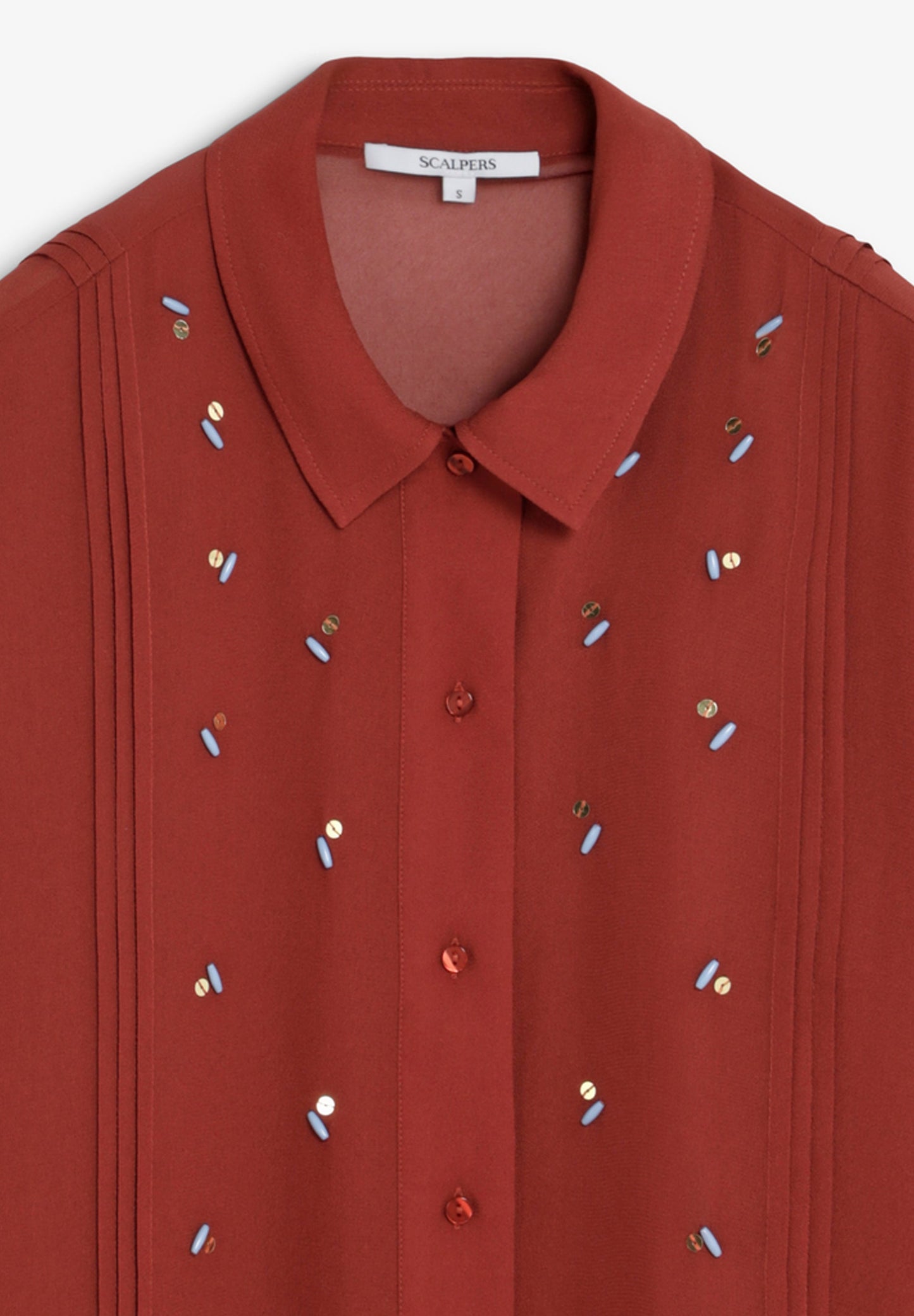 BLUSA VISCOSA DETALLE APLIQUES