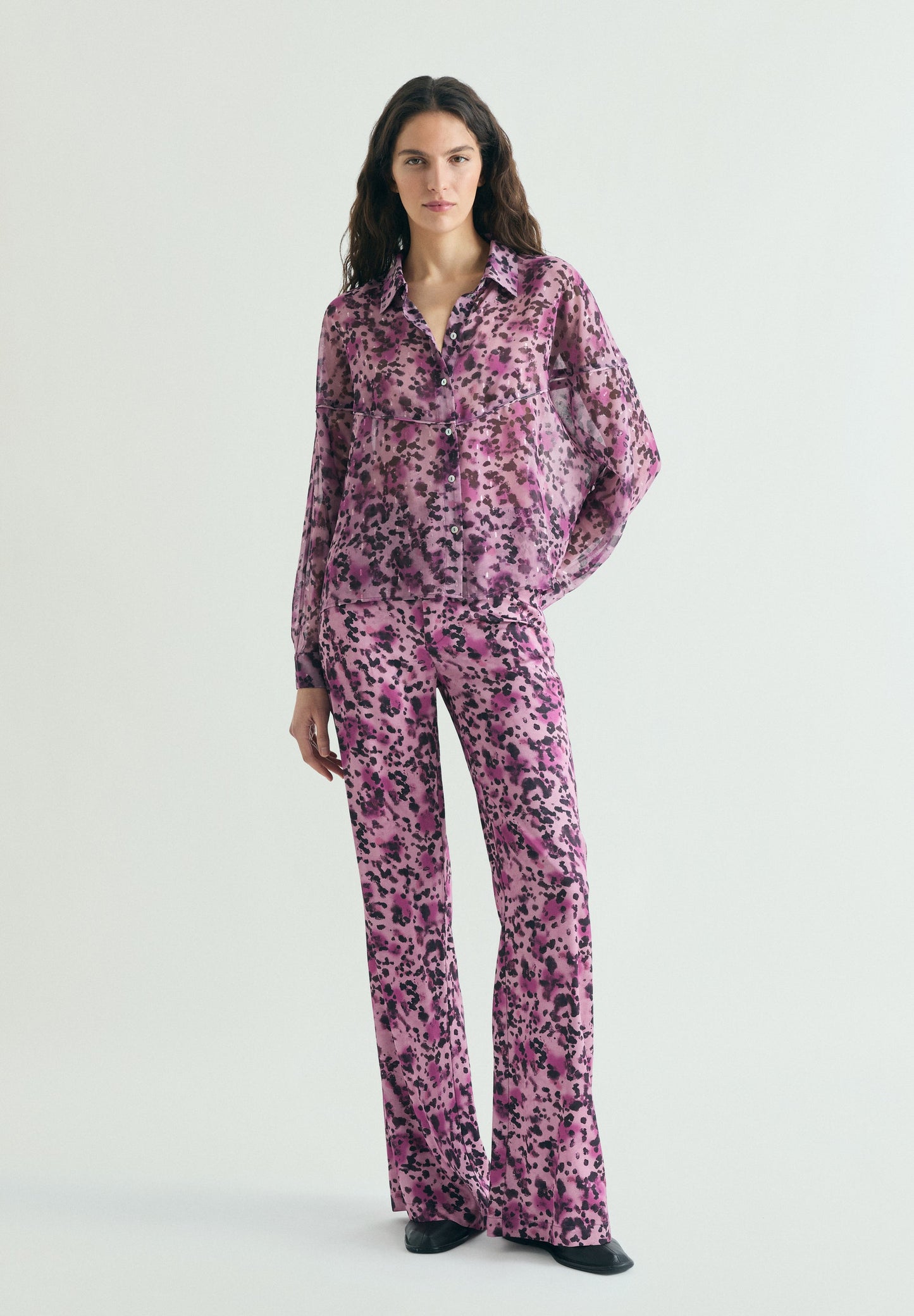 BLUSA FLUIDA ANIMAL PRINT