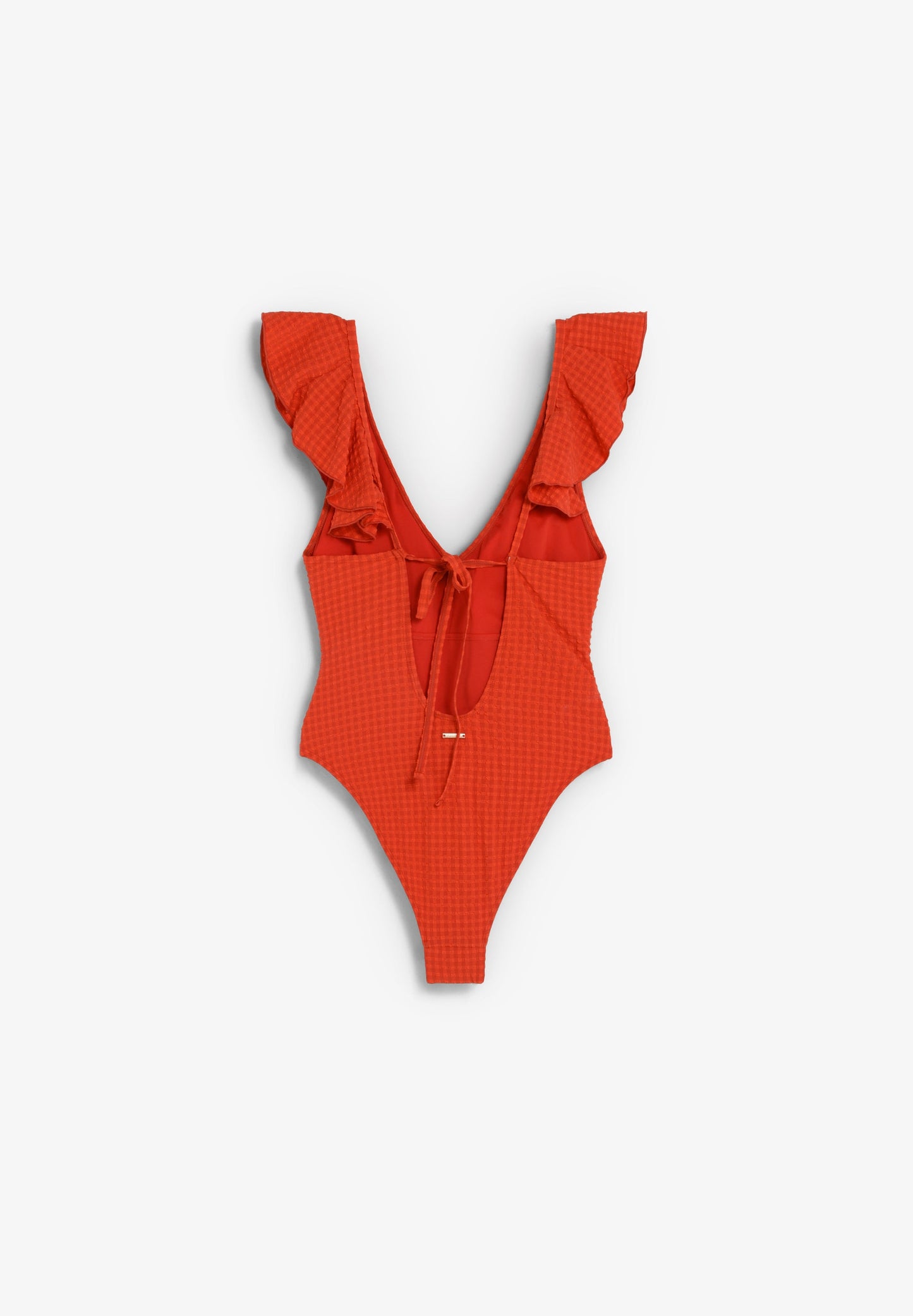 BAÑADOR CUADROS VOLANTE