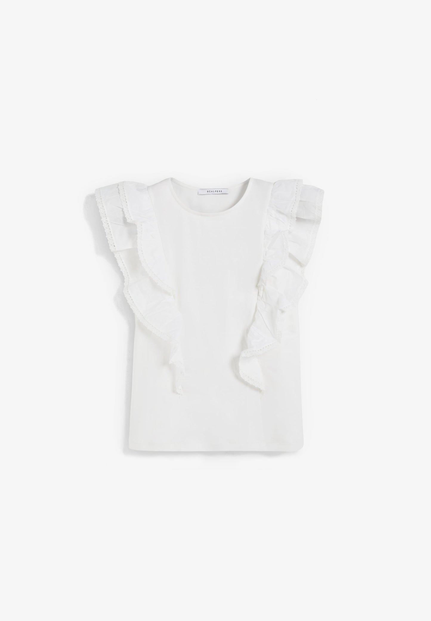CAMISETA ALGODÓN VOLANTES