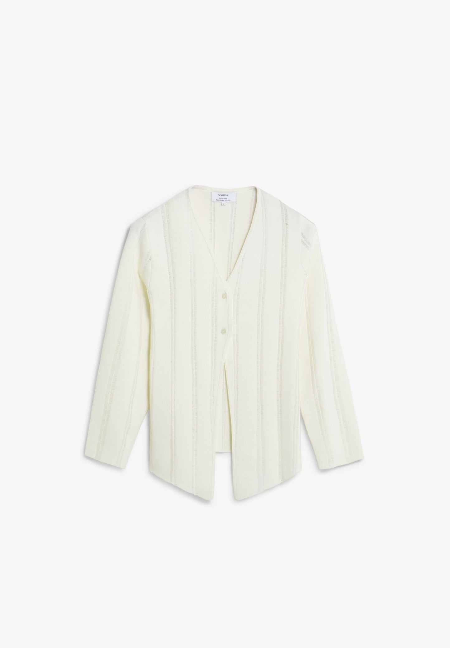 CÁRDIGAN PUNTO SESGADO