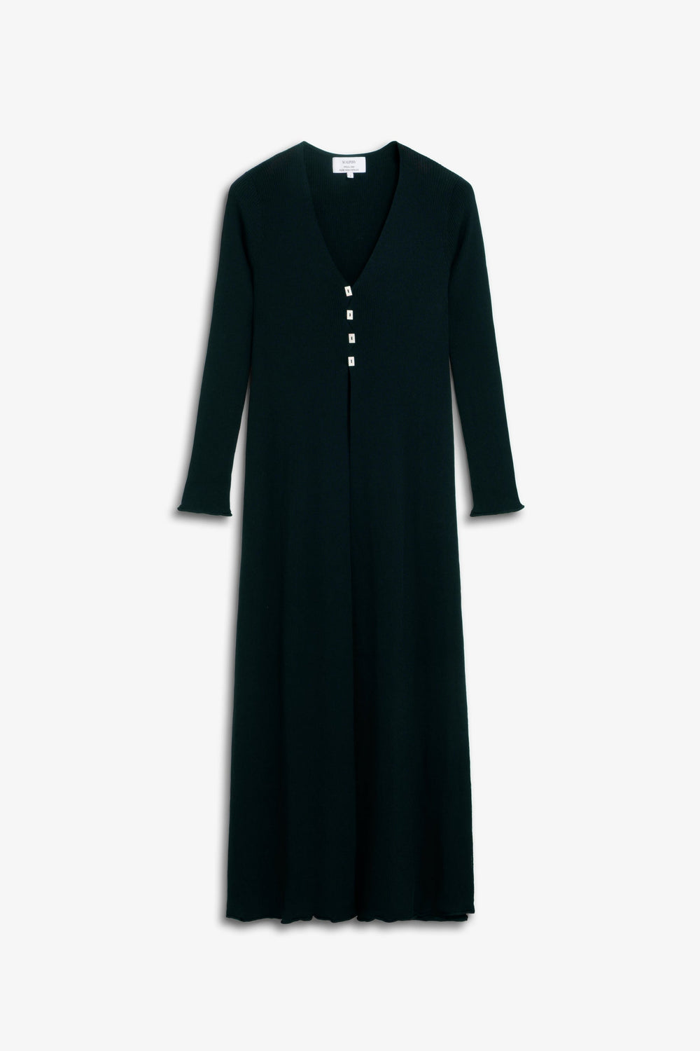 CARDIGAN LARGO DE PUNTO ACANALADO – Scalpers MX