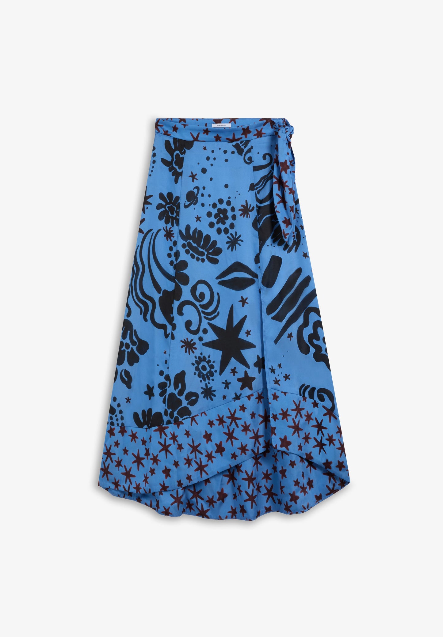 FALDA ESTAMPADO CONTRASTE