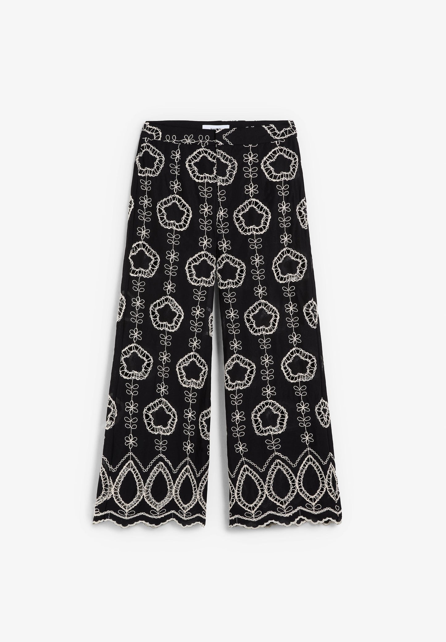 PANTALÓN BORDADOS CONTRASTE