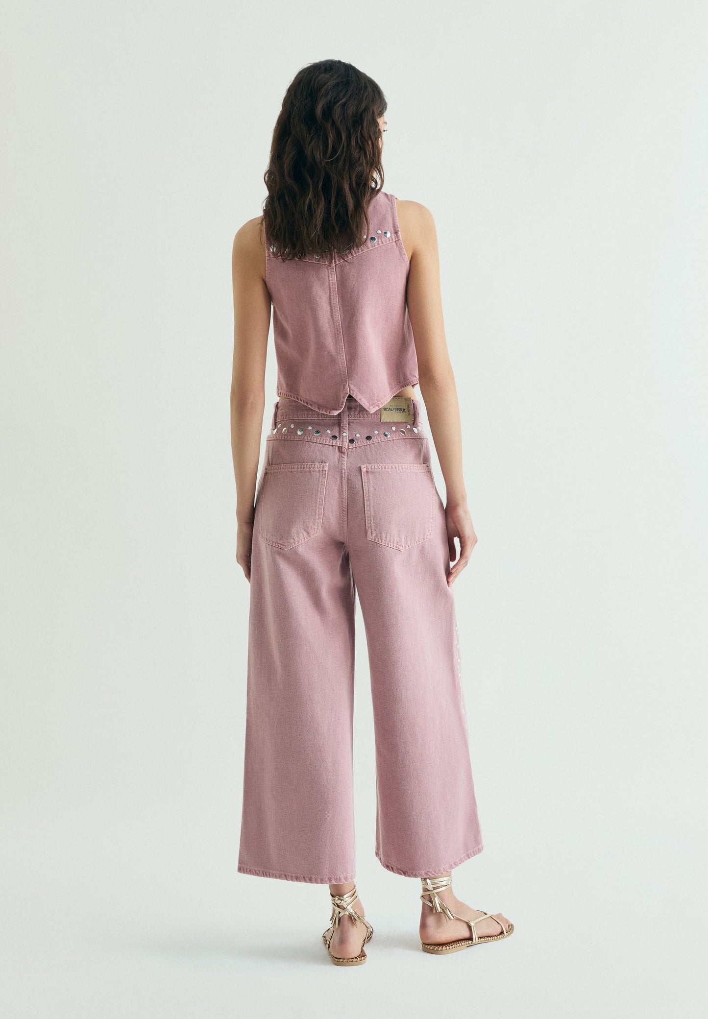 JEANS CULOTTE STUDS - Scalpers