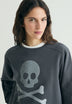 SUDADERA CALAVERA GLITTER