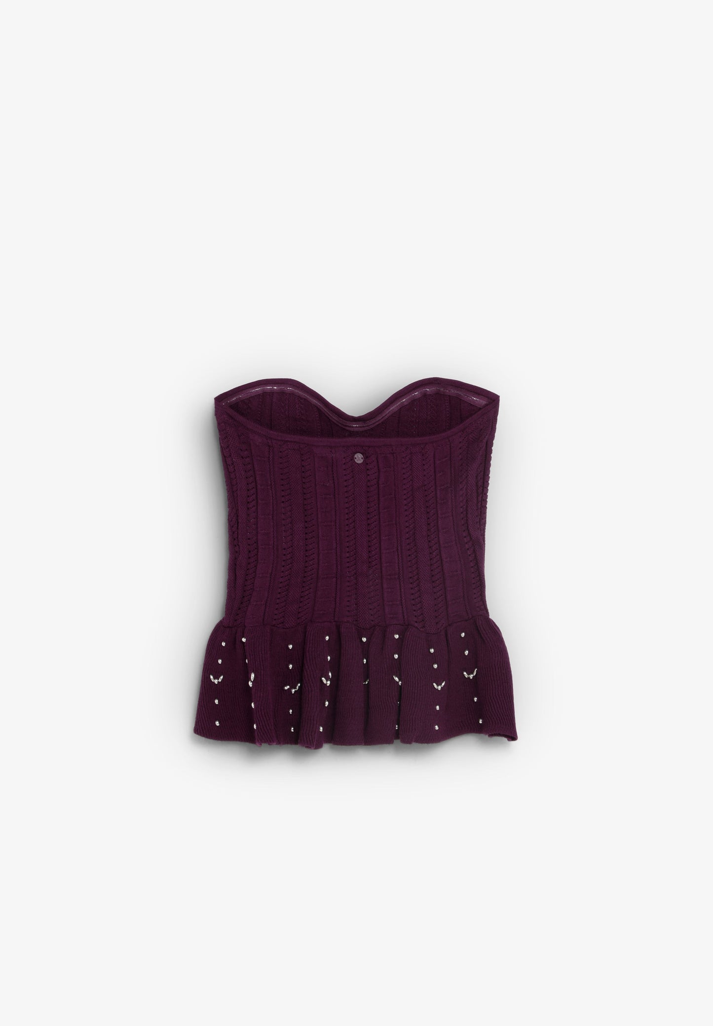 TOP PEPLUM STRASS
