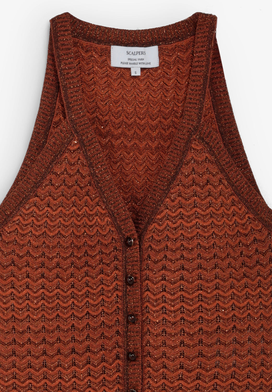 TOP PUNTO HILO METALIZADO - Scalpers