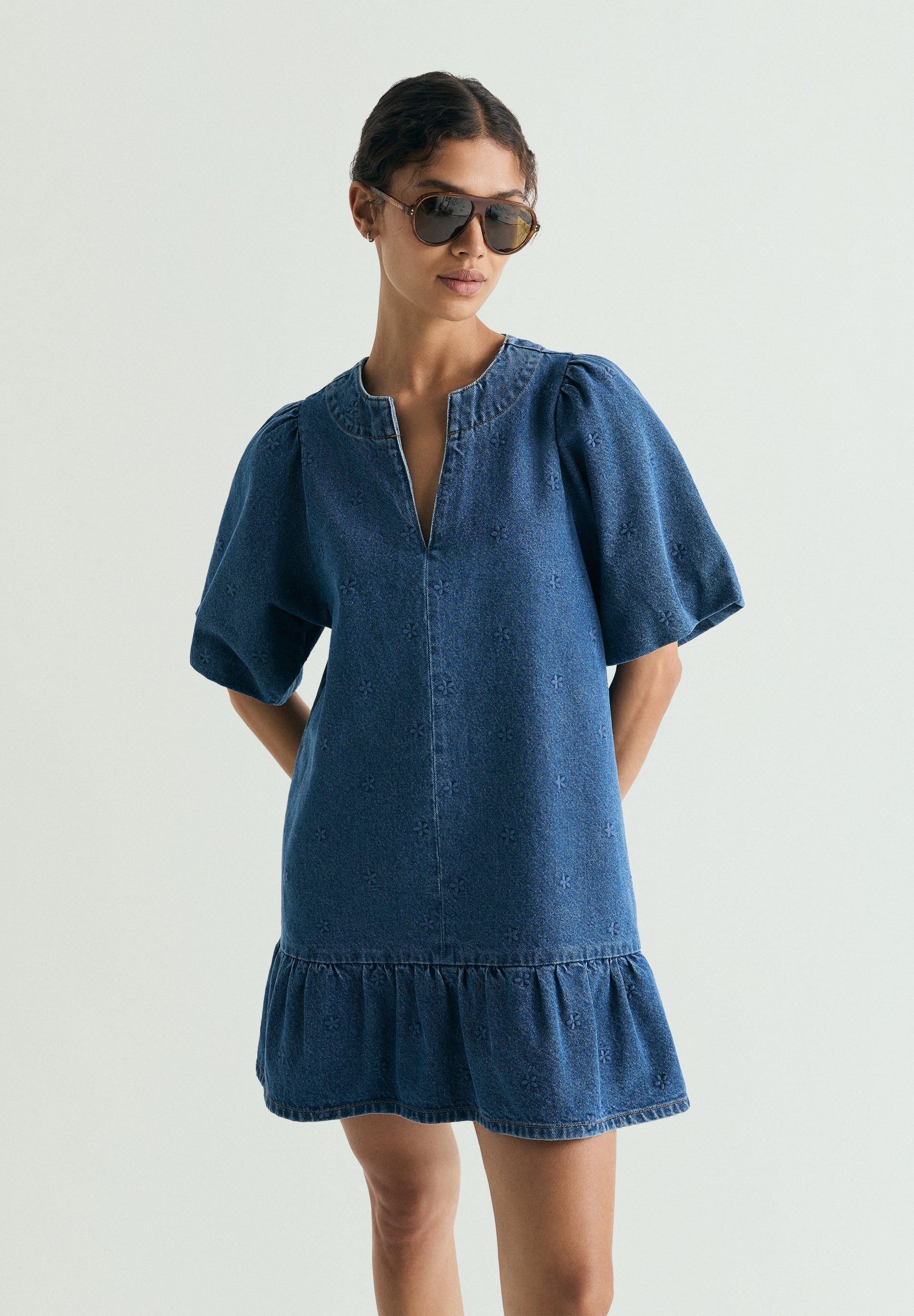 VESTIDO MINI DENIM