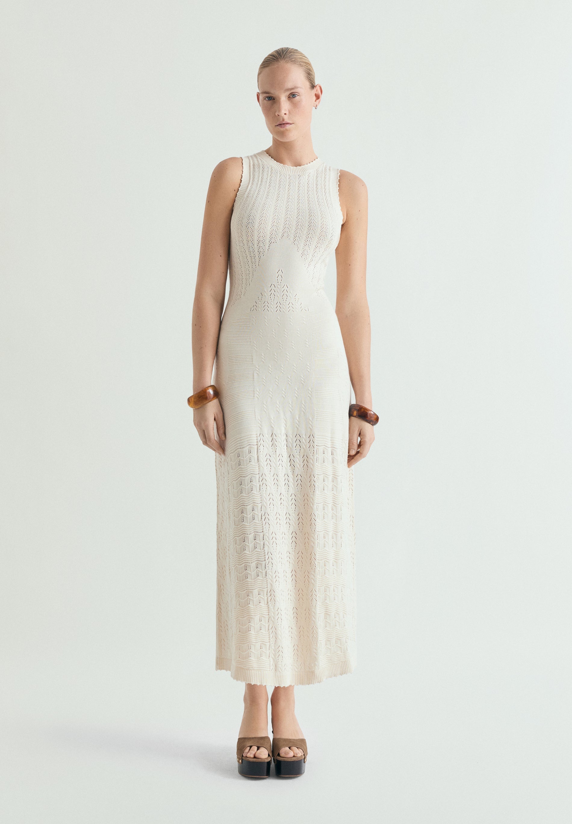 VESTIDO PUNTO CALADO